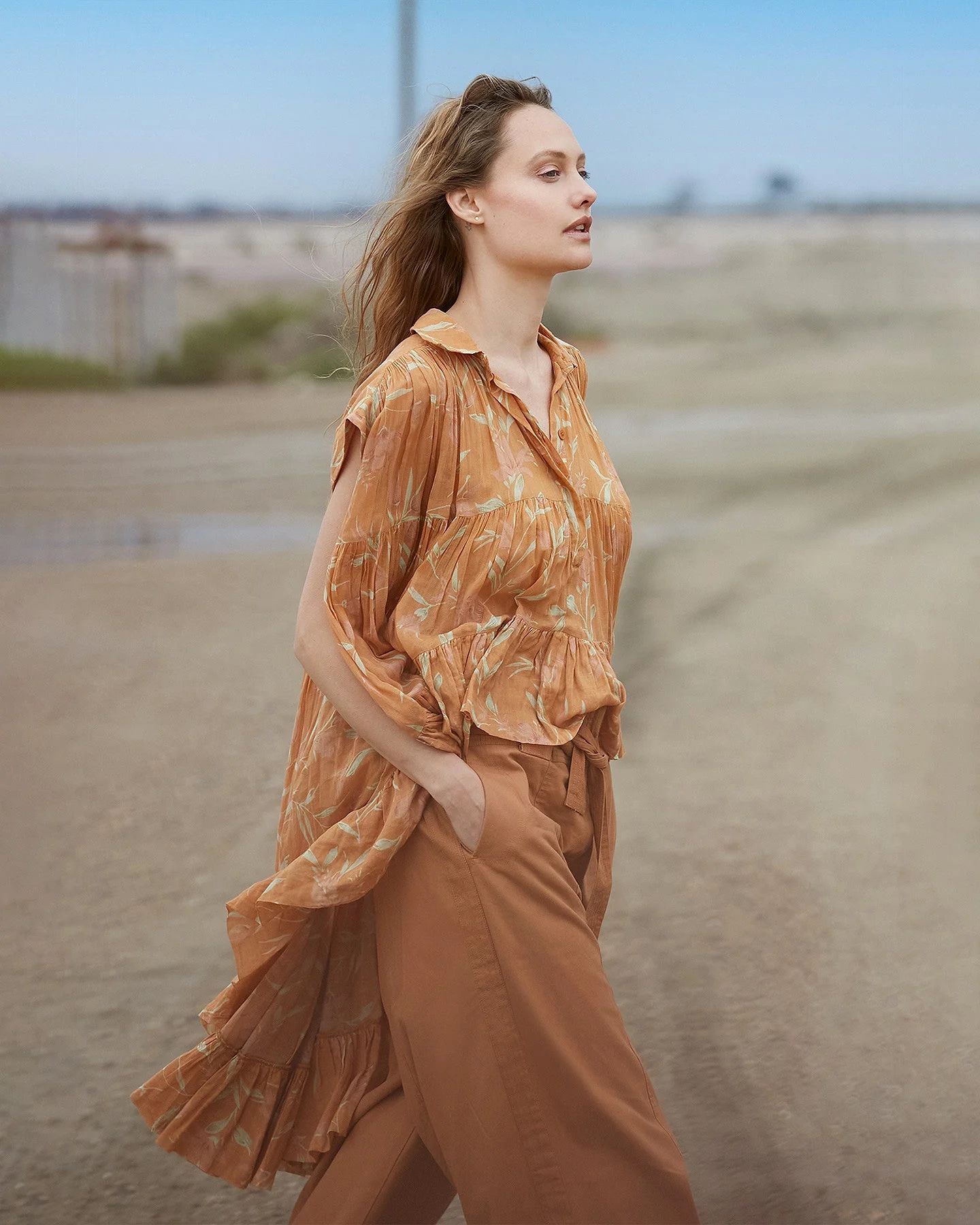 Blouse Daisy - Ocre