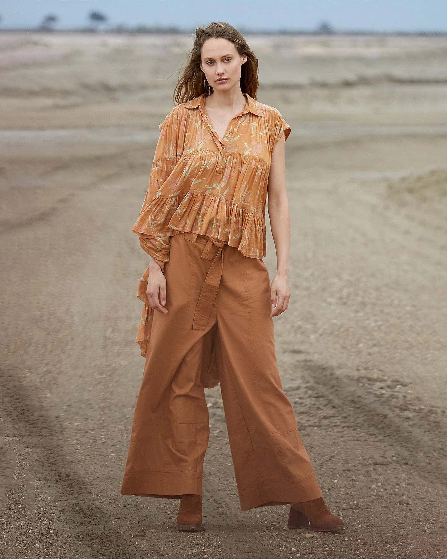 Blouse Daisy - Ocre - Image 4