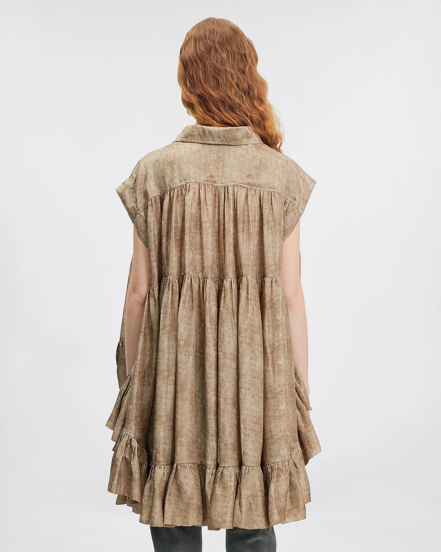 Blouse Debo - Taupe - Image 3