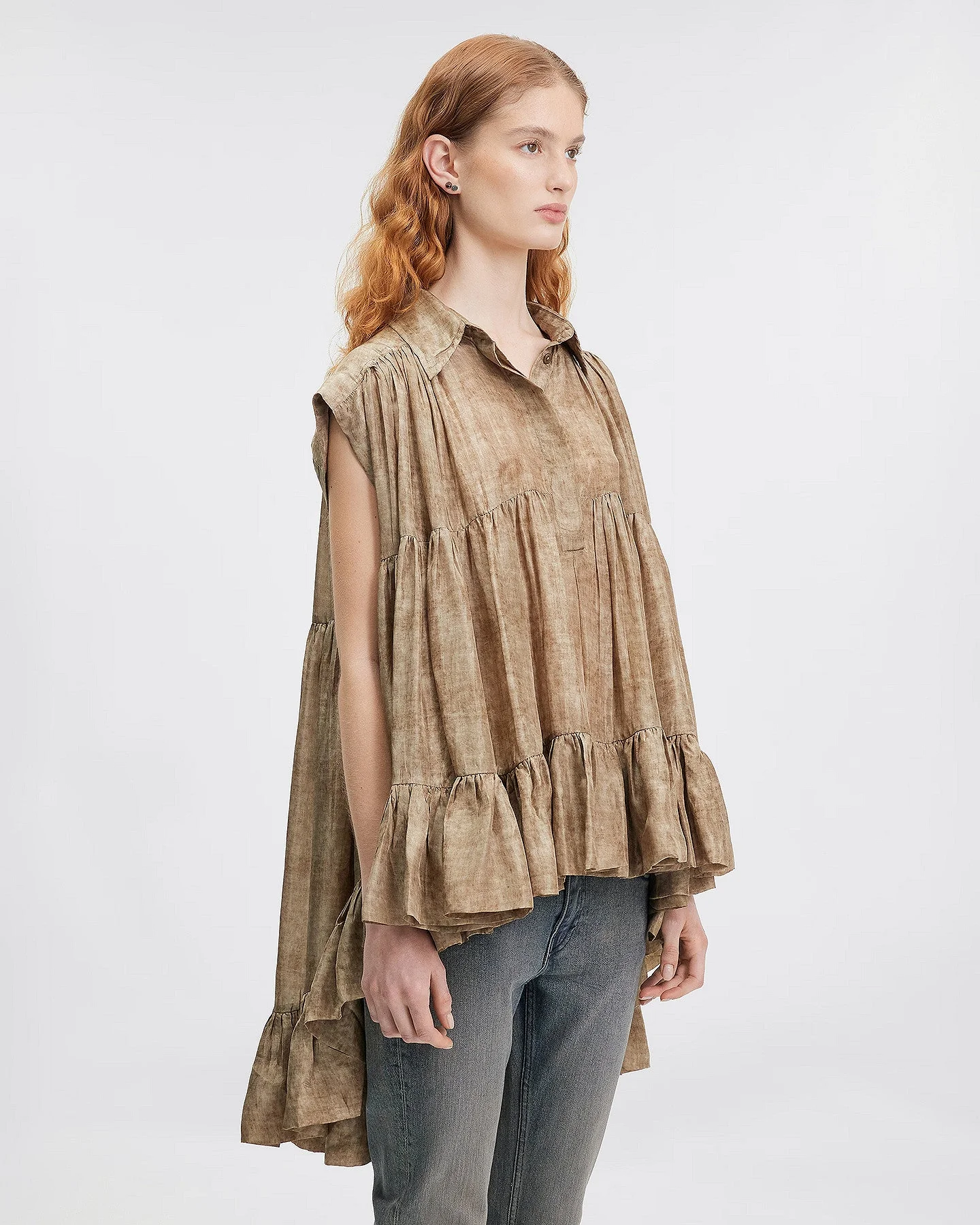 Blouse Debo - Taupe - Image 5