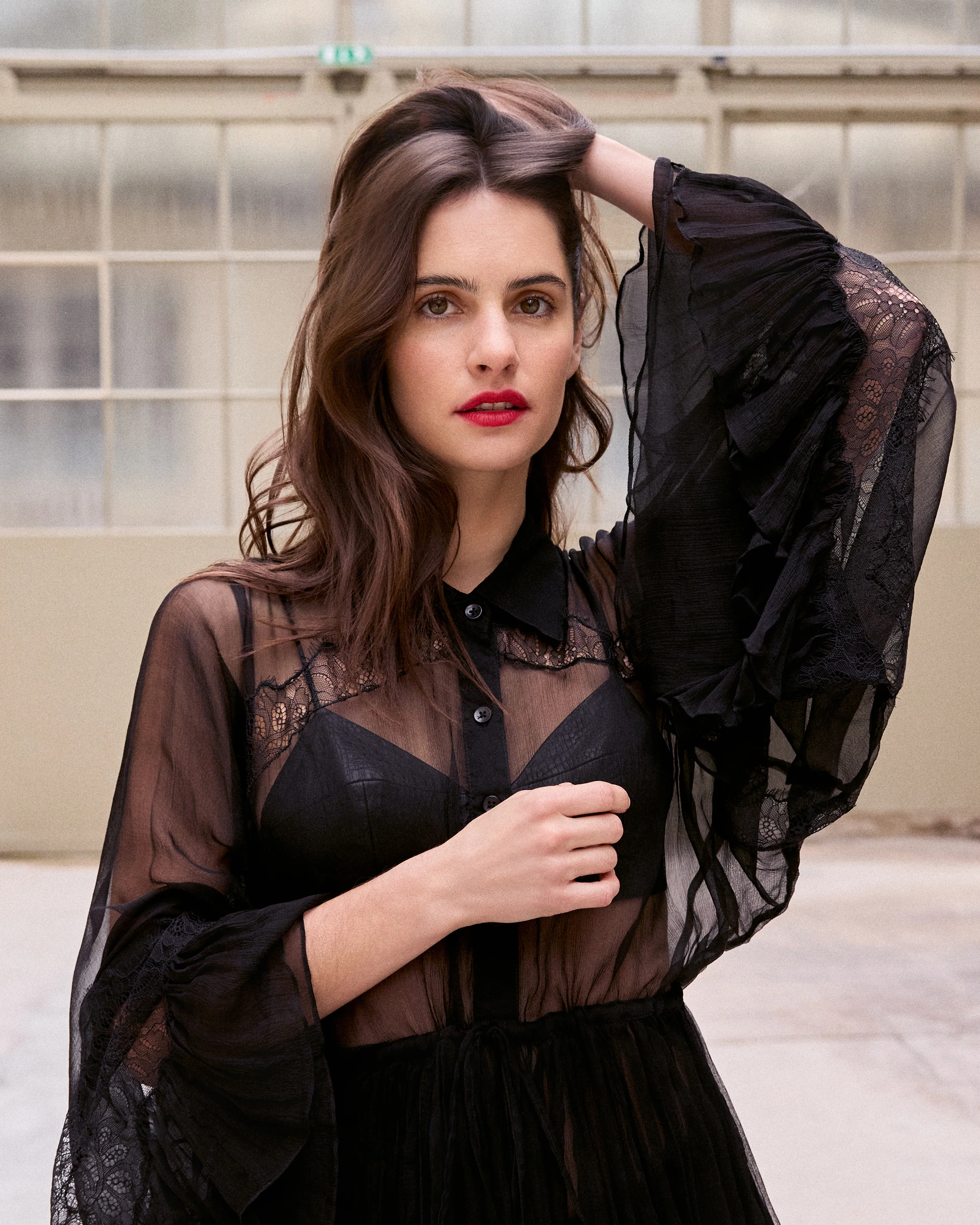 Blouse Deccala - Noir - Image 2