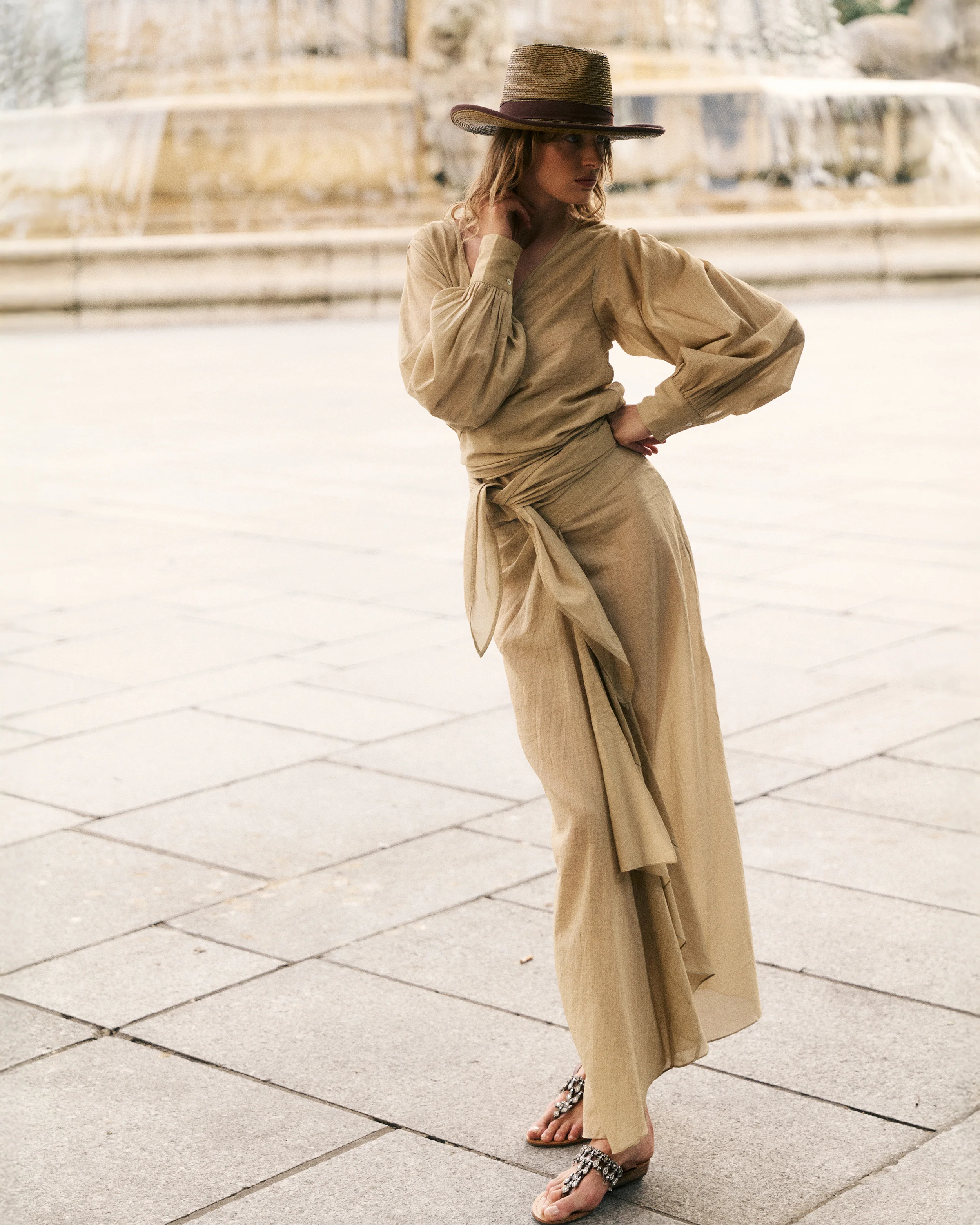 Blouse Donna - Beige - Image 9