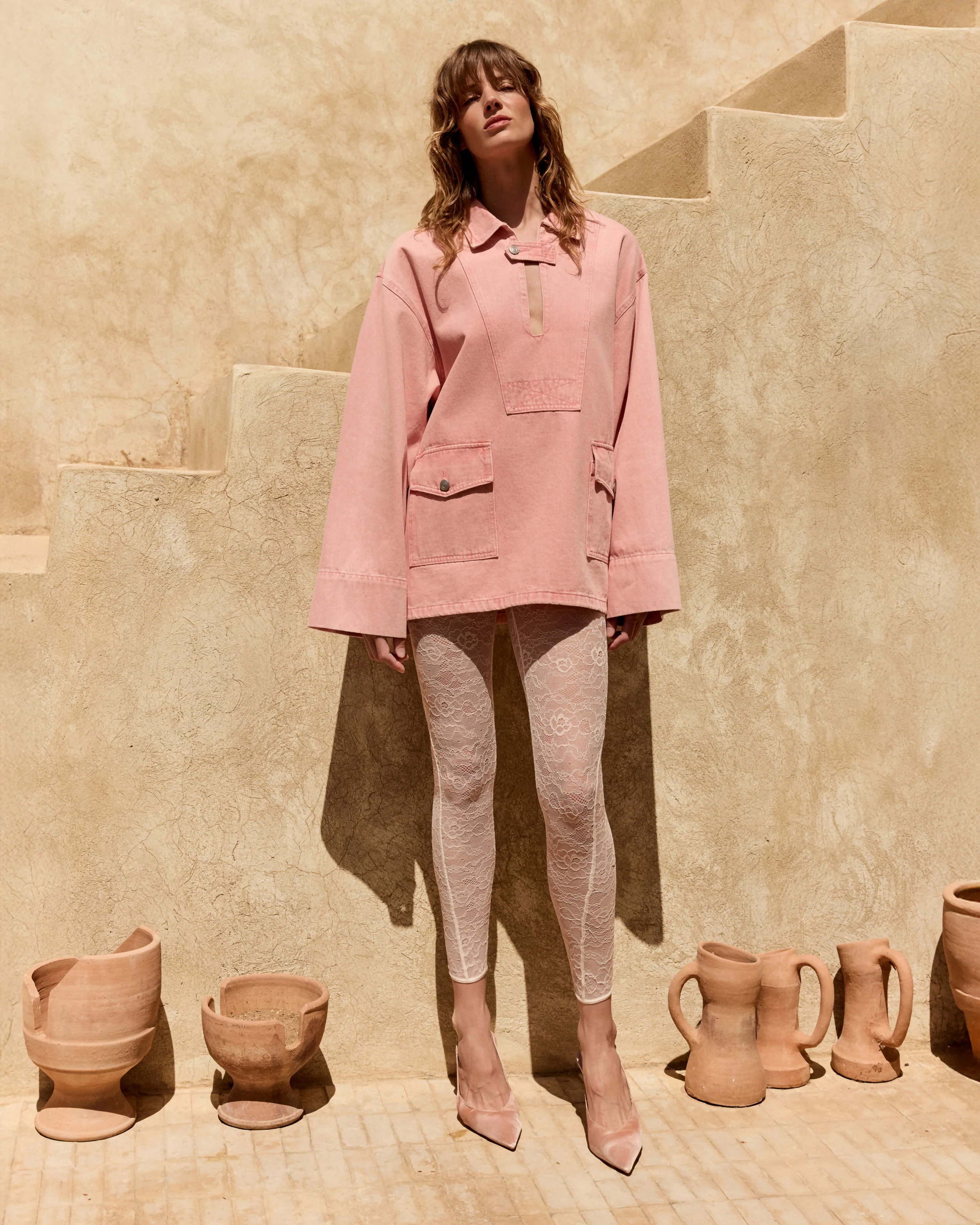 Blouse Jerri - Rose - Image 7