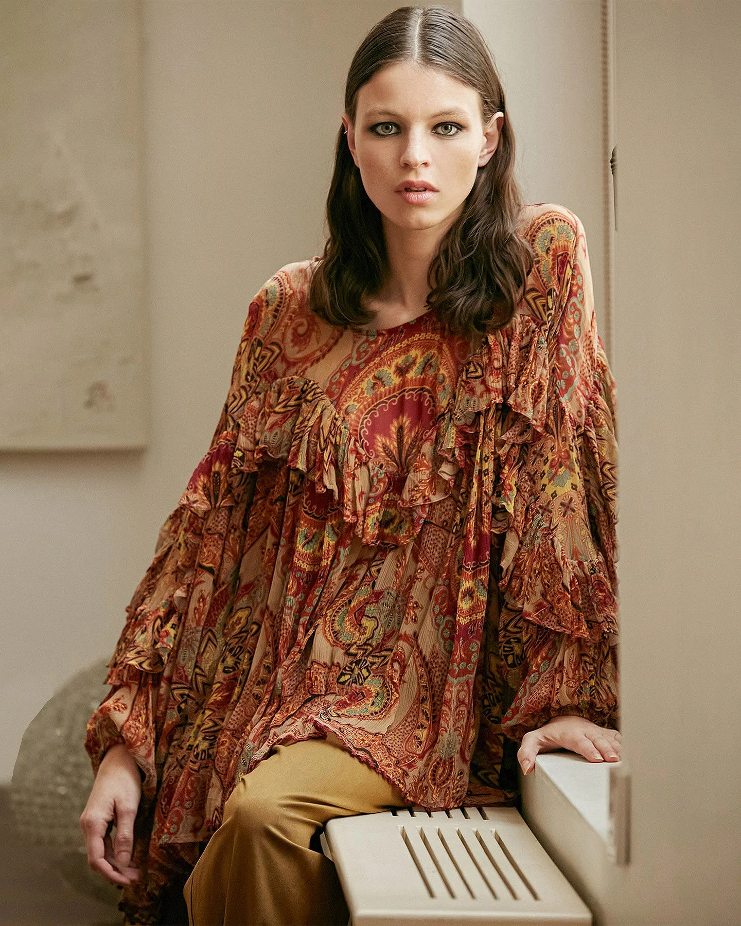 Blouse Latifah - Orange