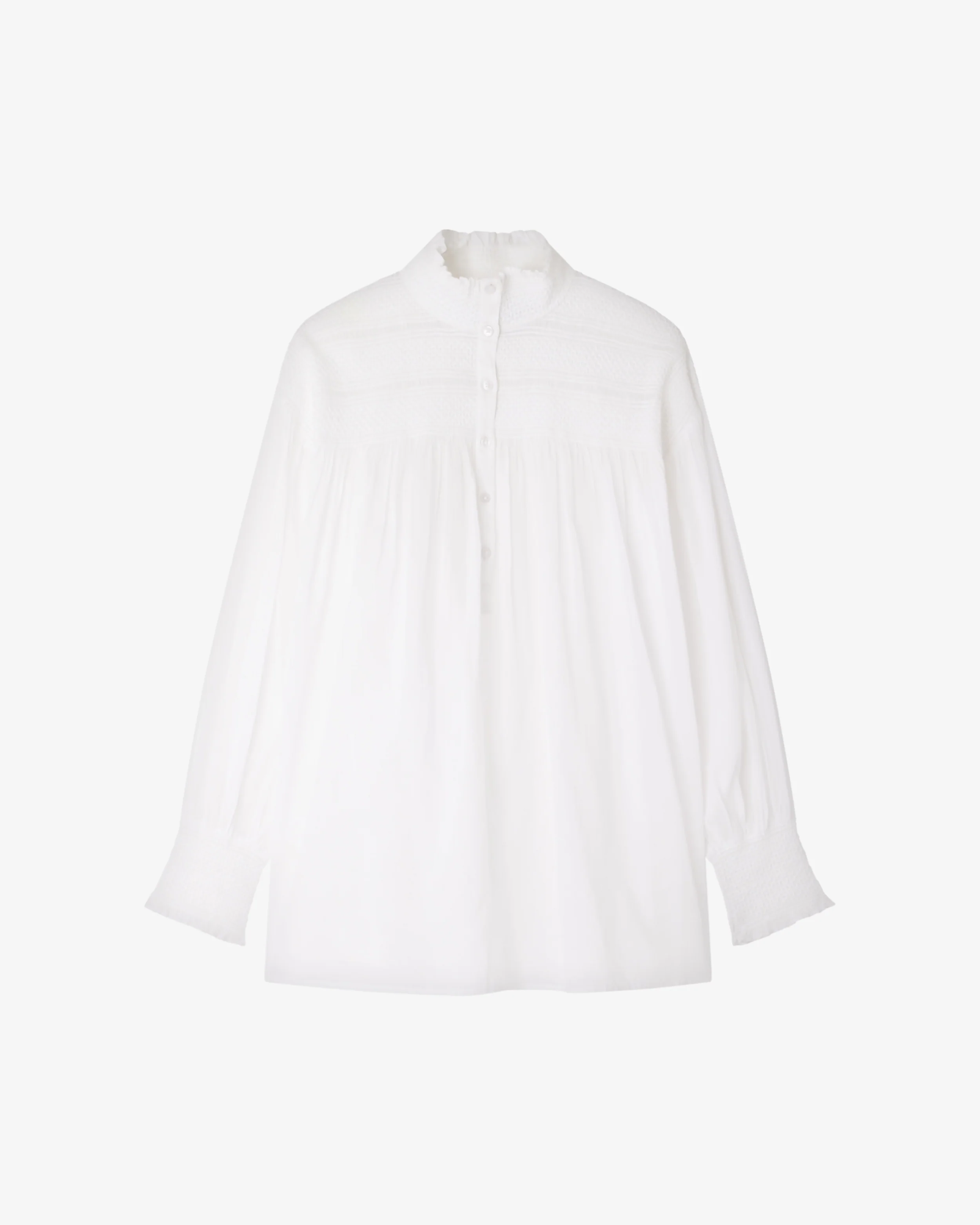 Blouse Le Plessis - Blanc - Image 13