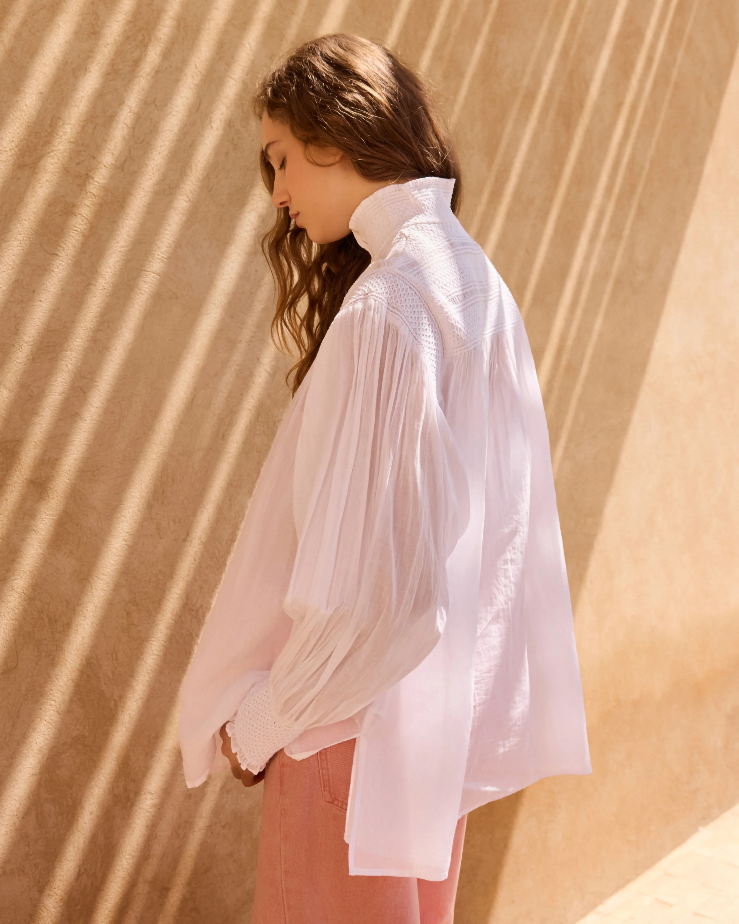 Blouse Le Plessis - Blanc - Image 4