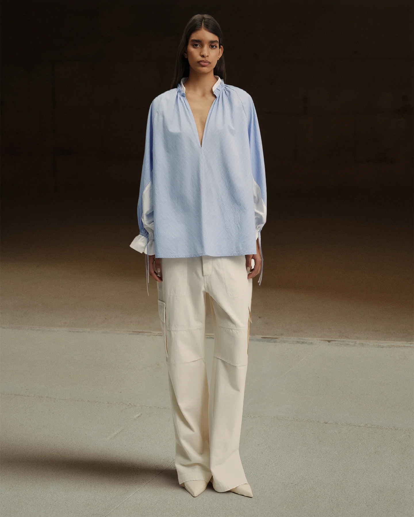 Blouse Wally - Bleu