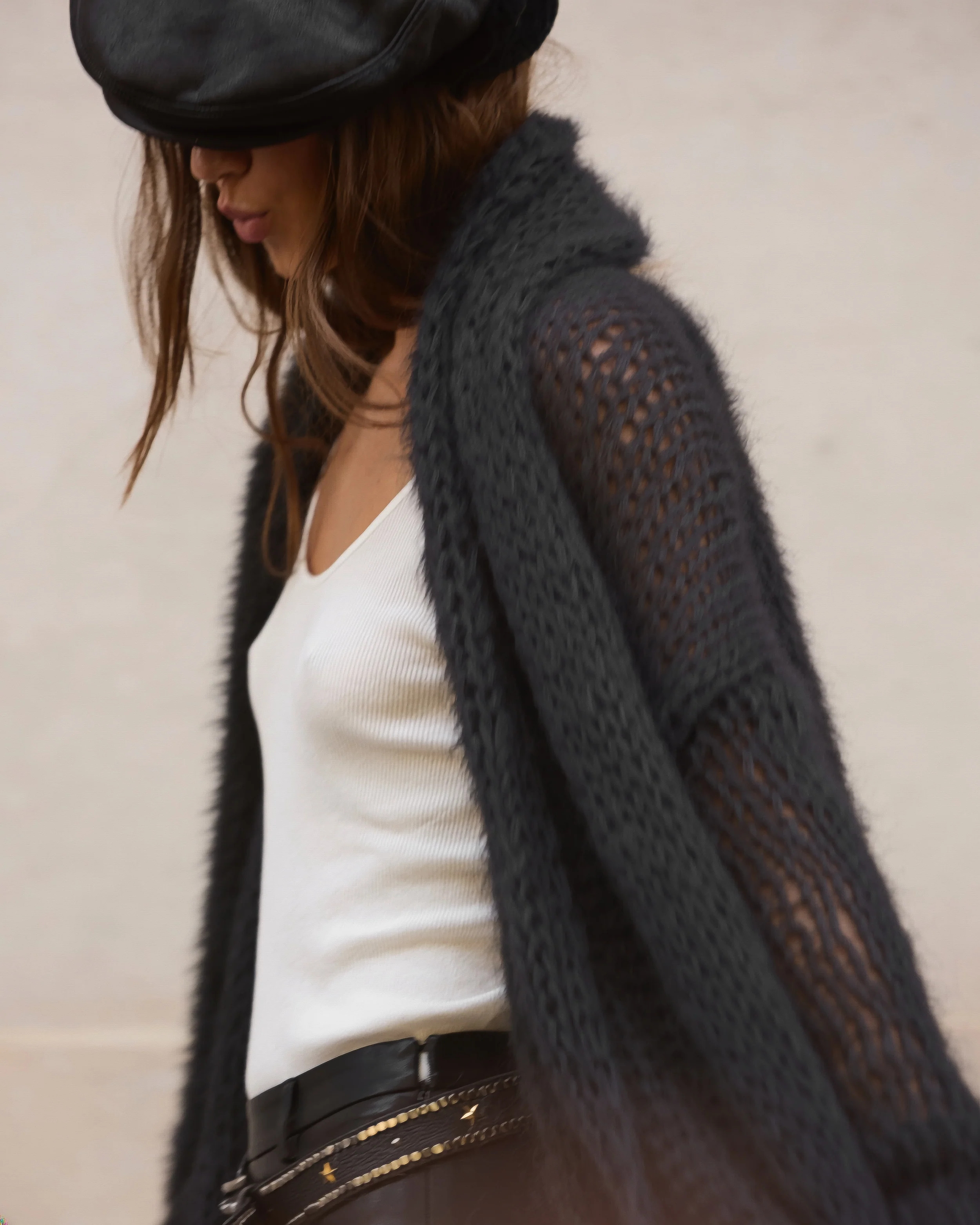 Cardigan Morisse - Noir - Image 3