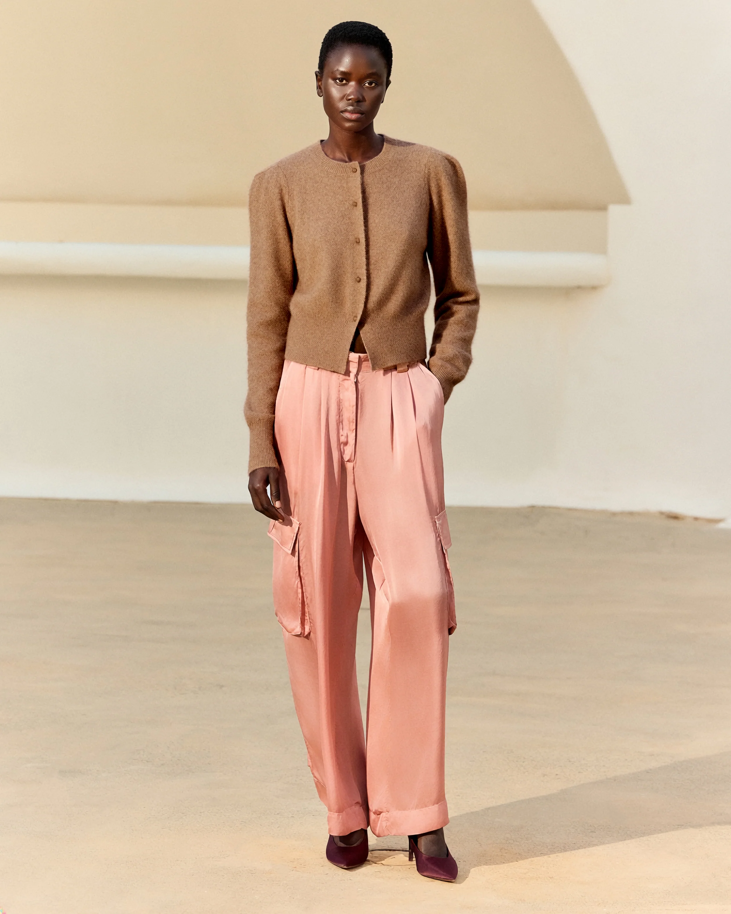 Cardigan Smit - Taupe - Image 4