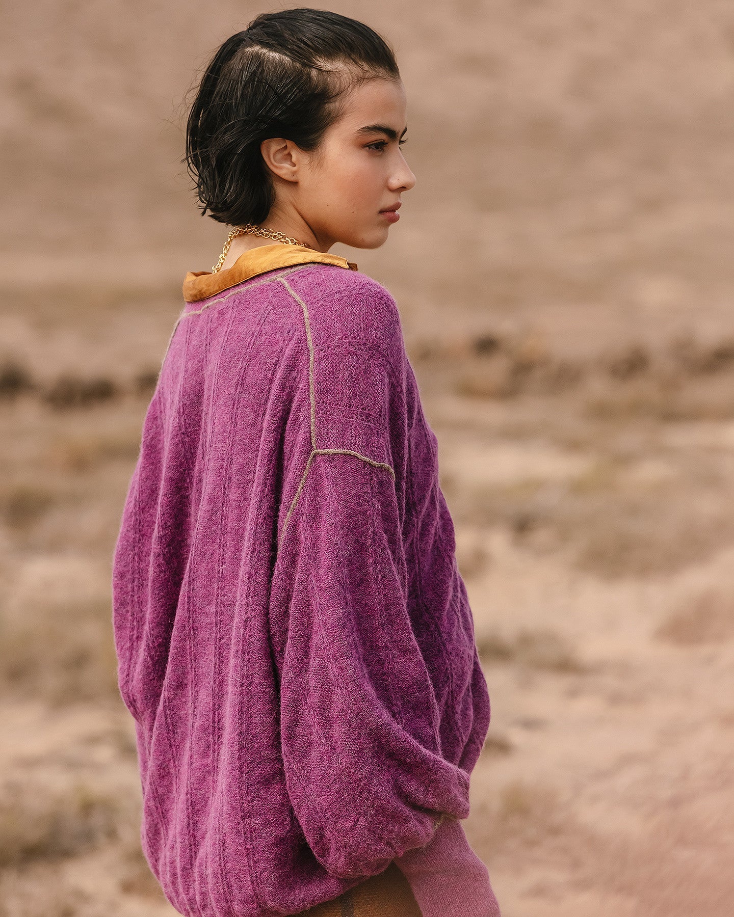 Cardigan Taki - Violet - Image 4