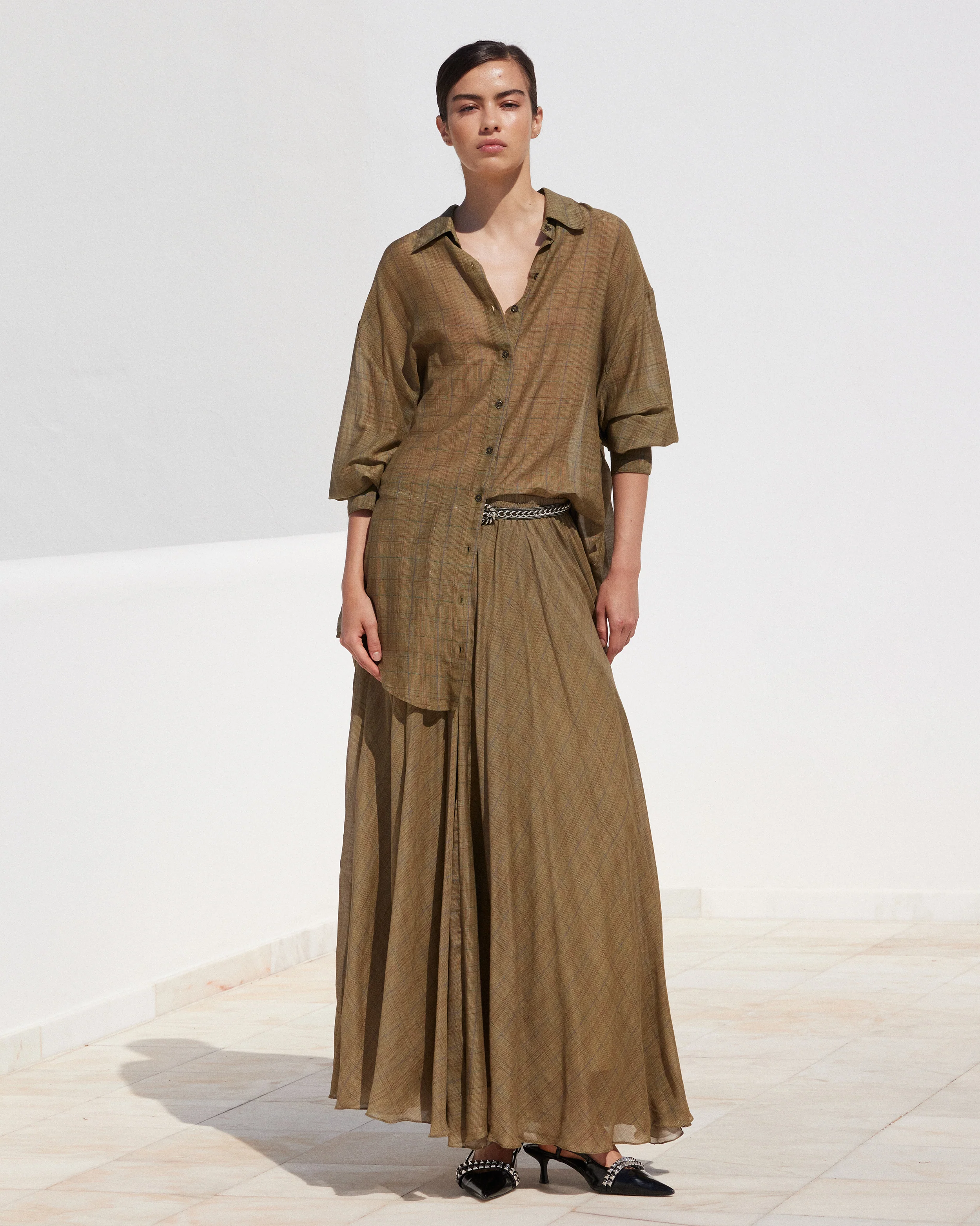 Chemise Brunello - Kaki