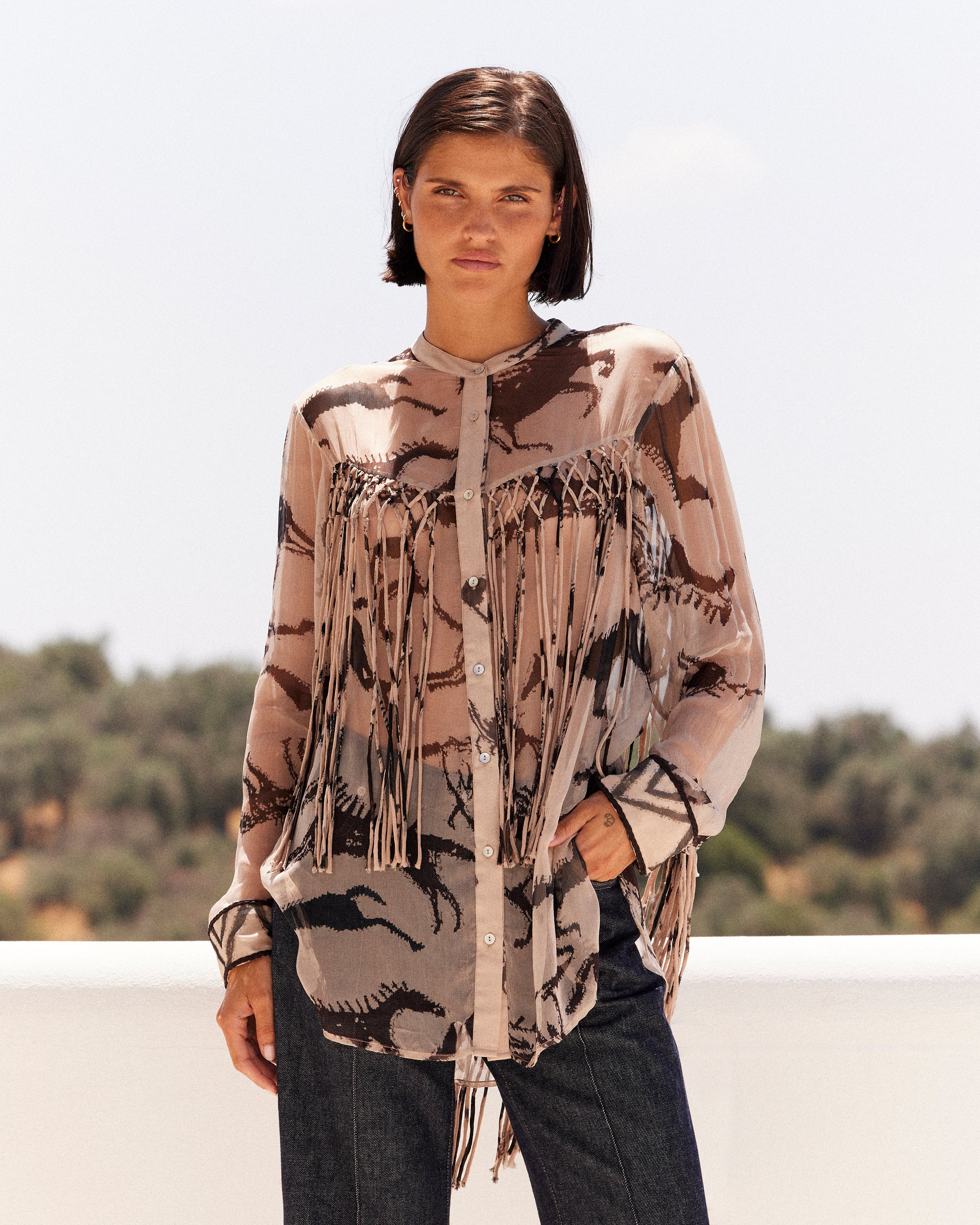 Chemise Faustina - Beige - Image 3