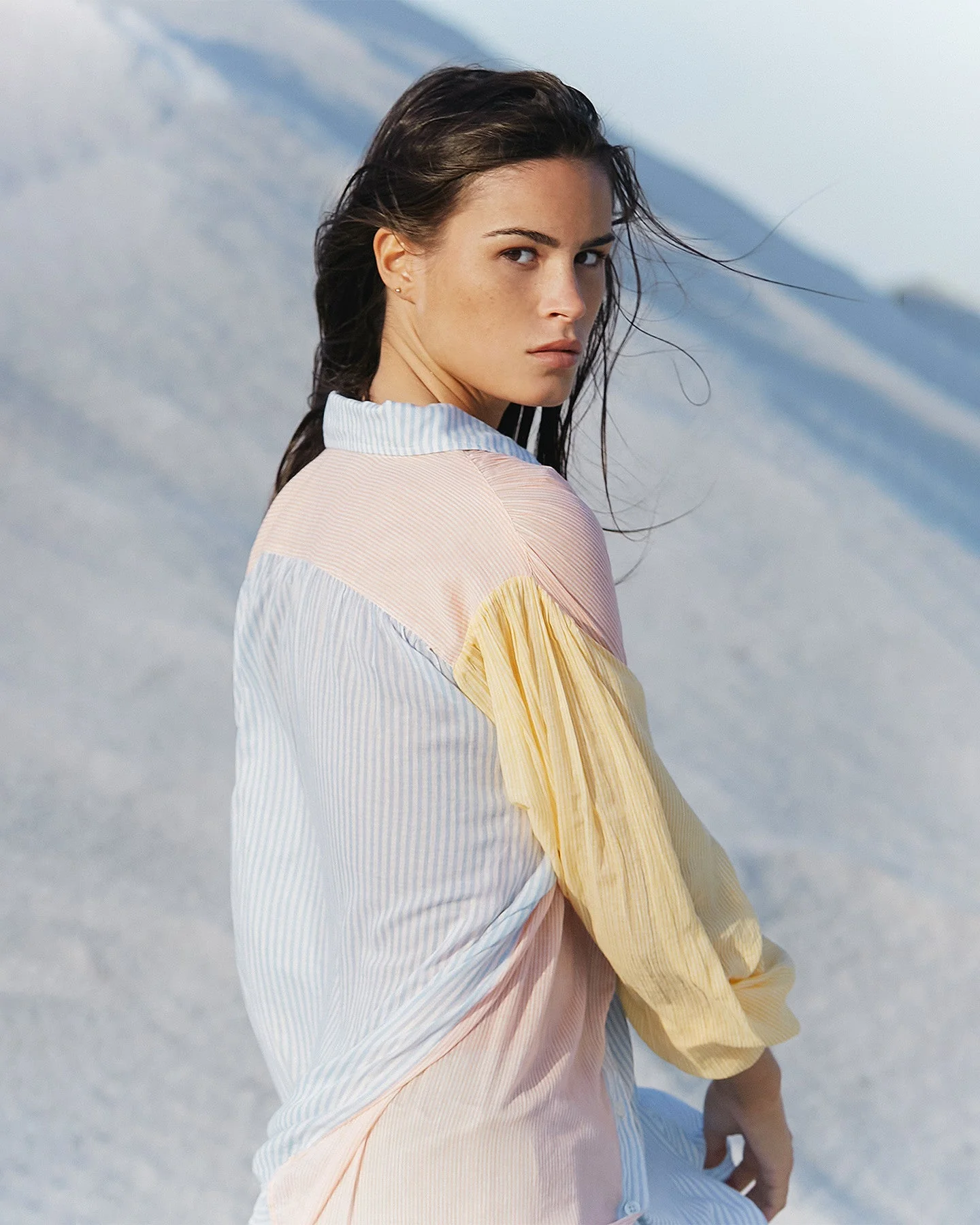 Chemise Maria - Jaune - Image 3