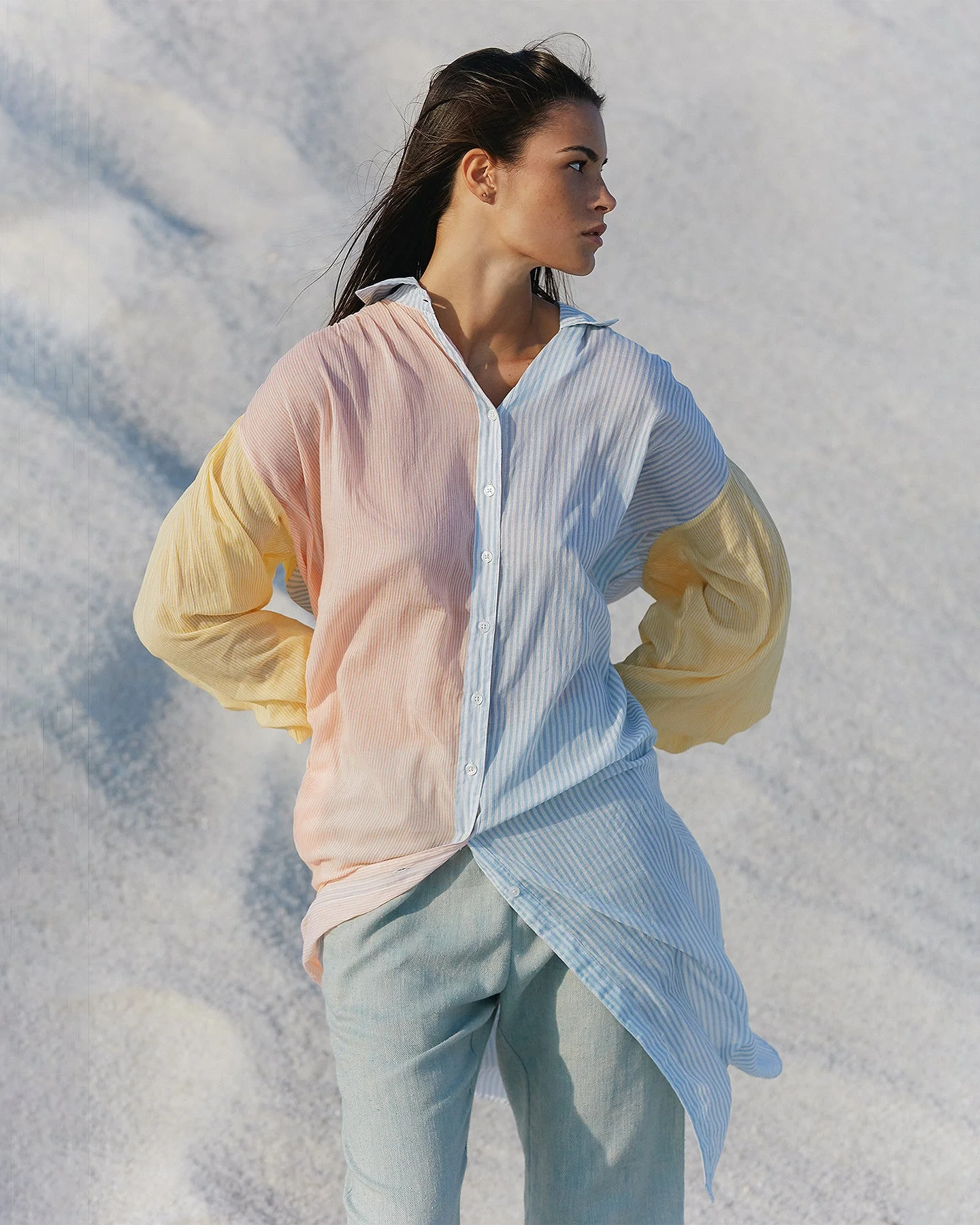 Chemise Maria - Jaune - Image 6
