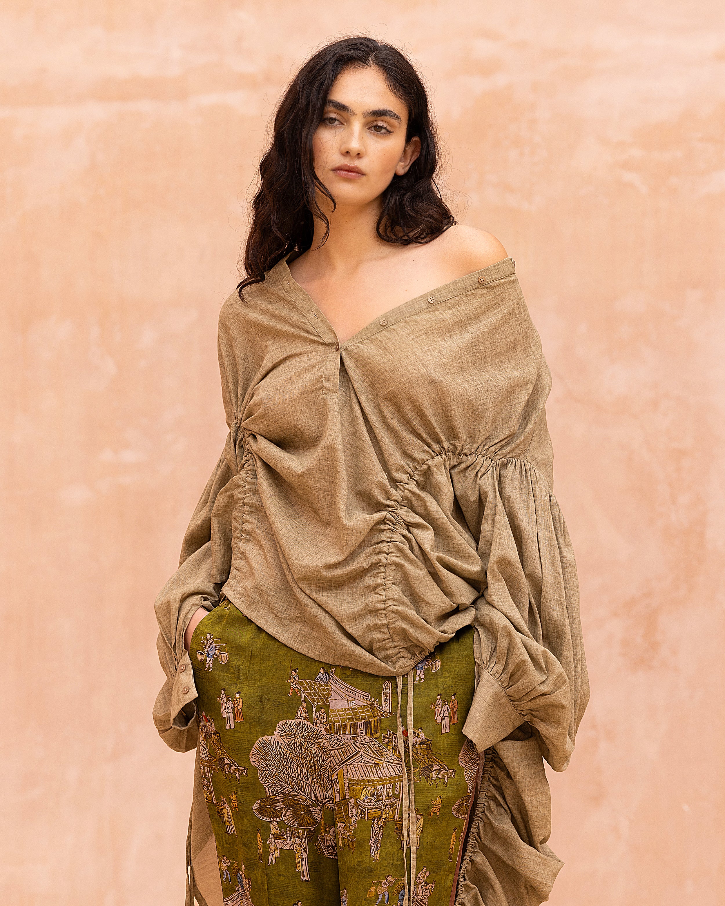 Chemise Ophelia - Beige