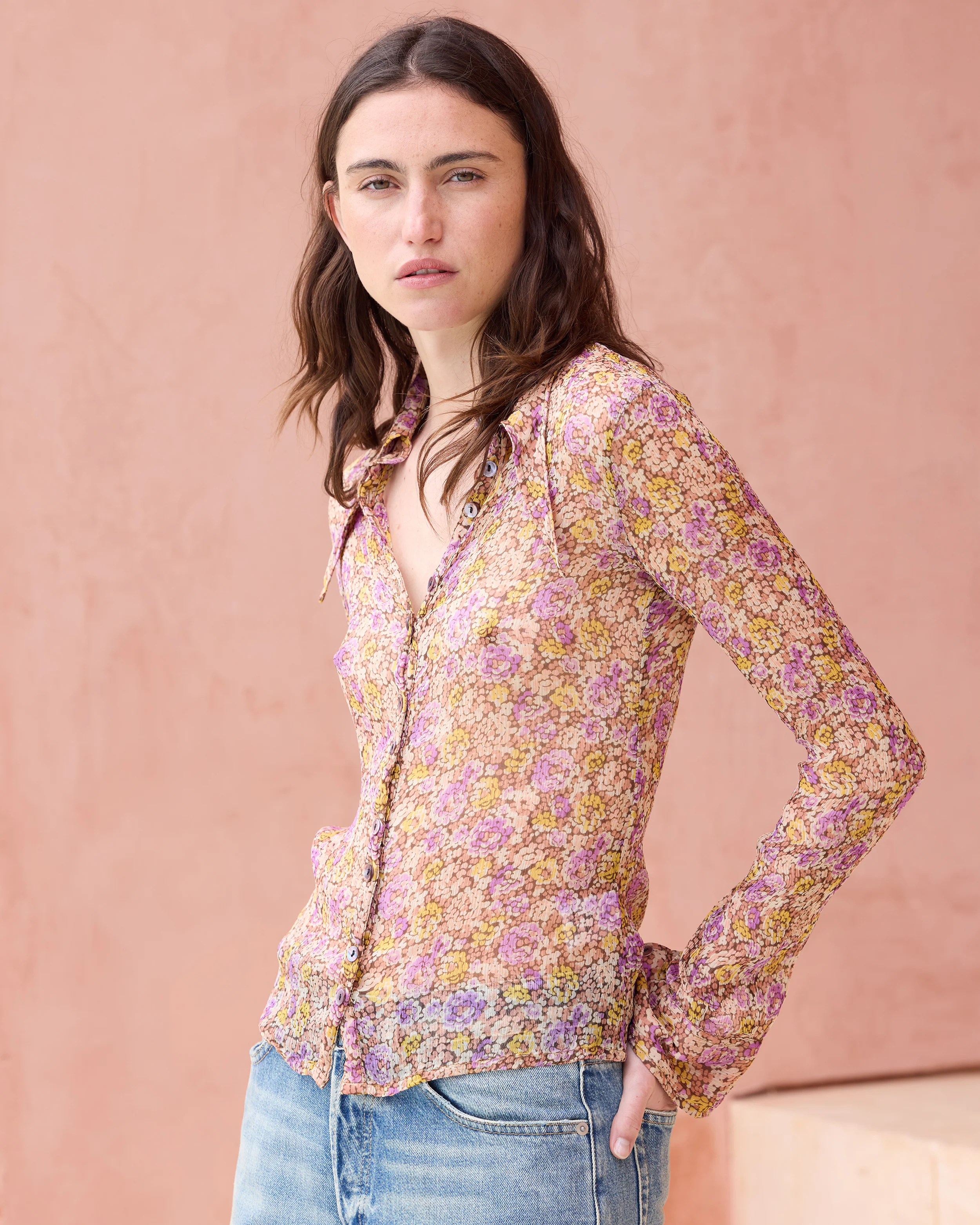 Chemise Veer - Violet - Image 3