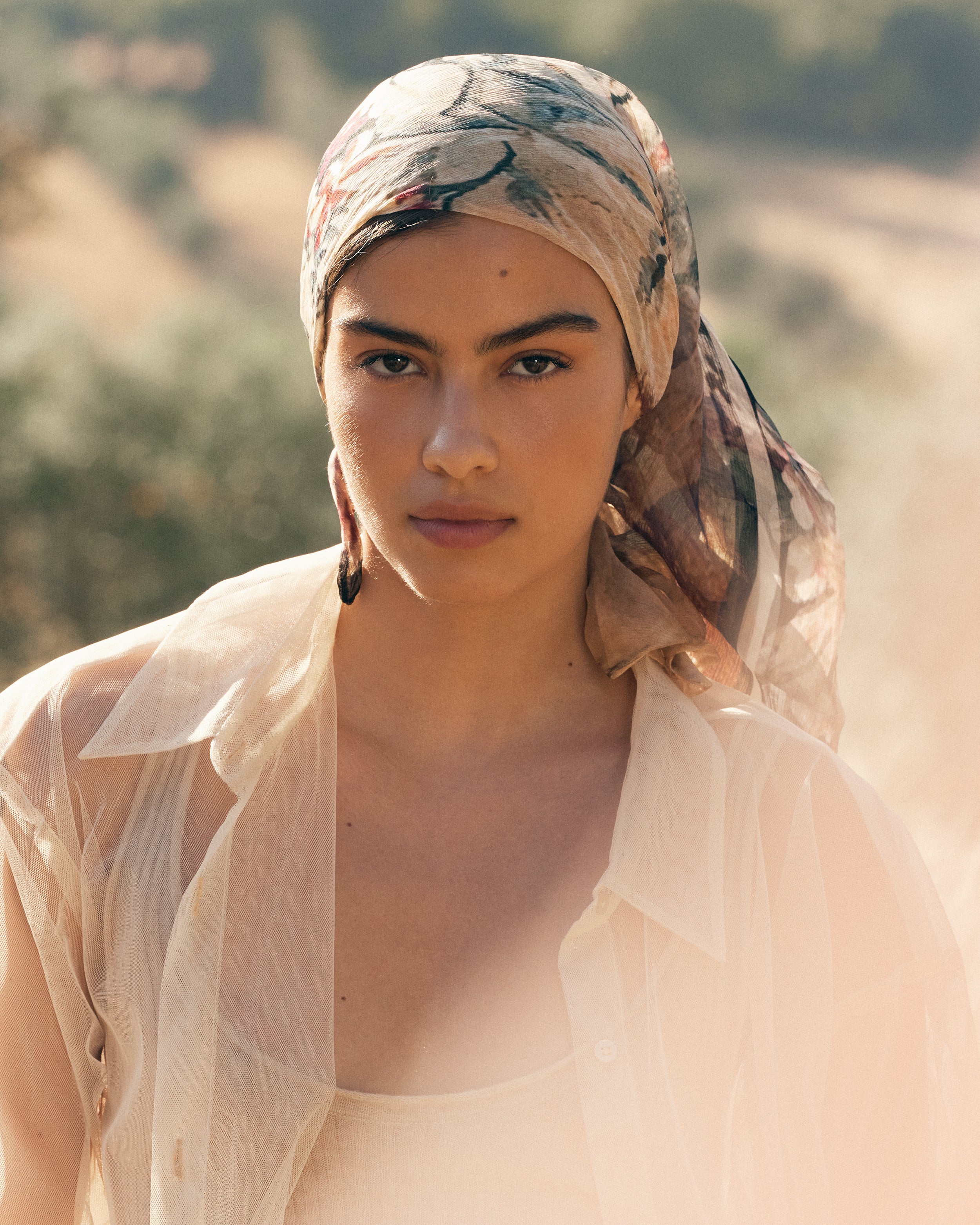 Foulard Amaral - Beige - Image 3