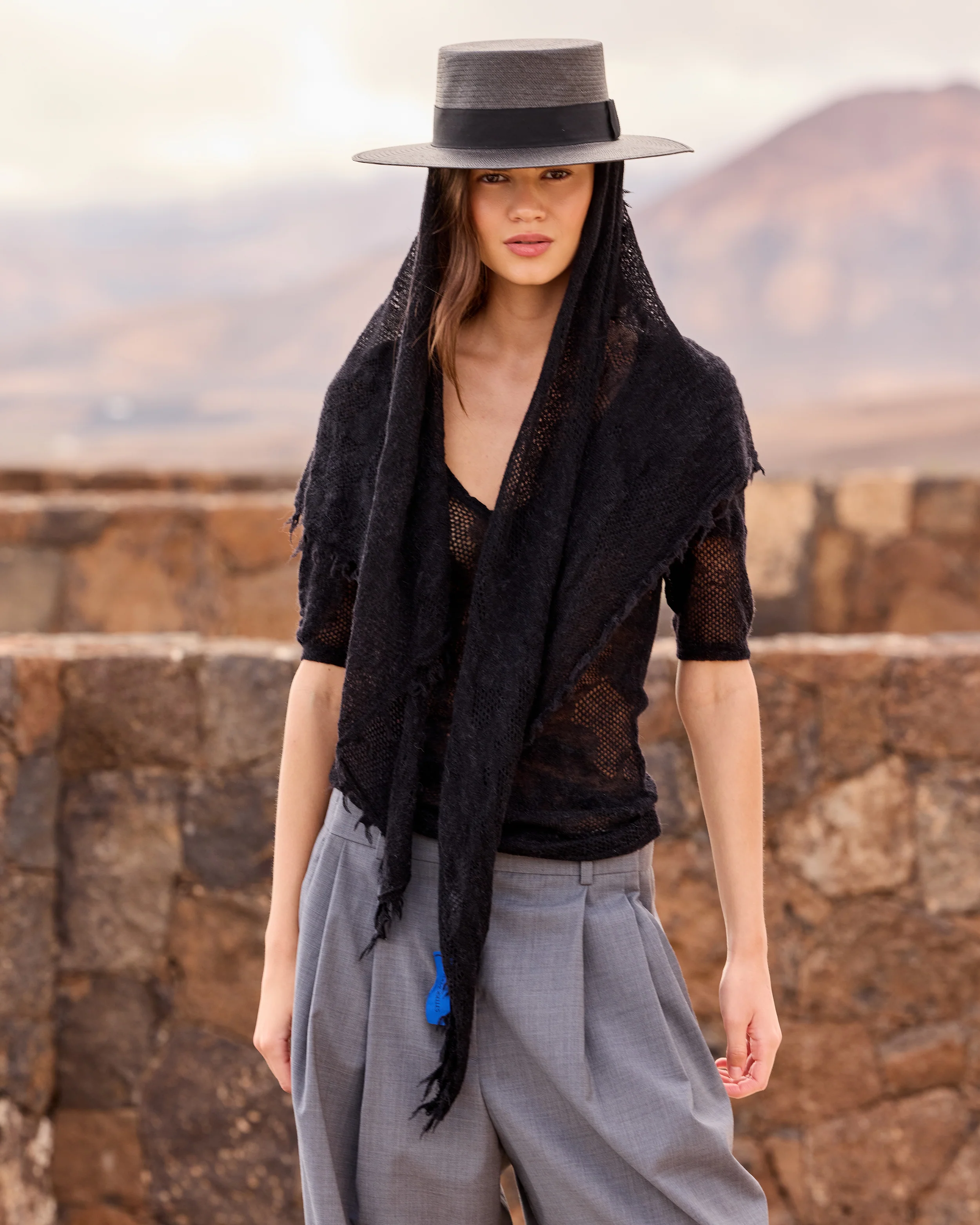 Foulard Aphina - Noir
