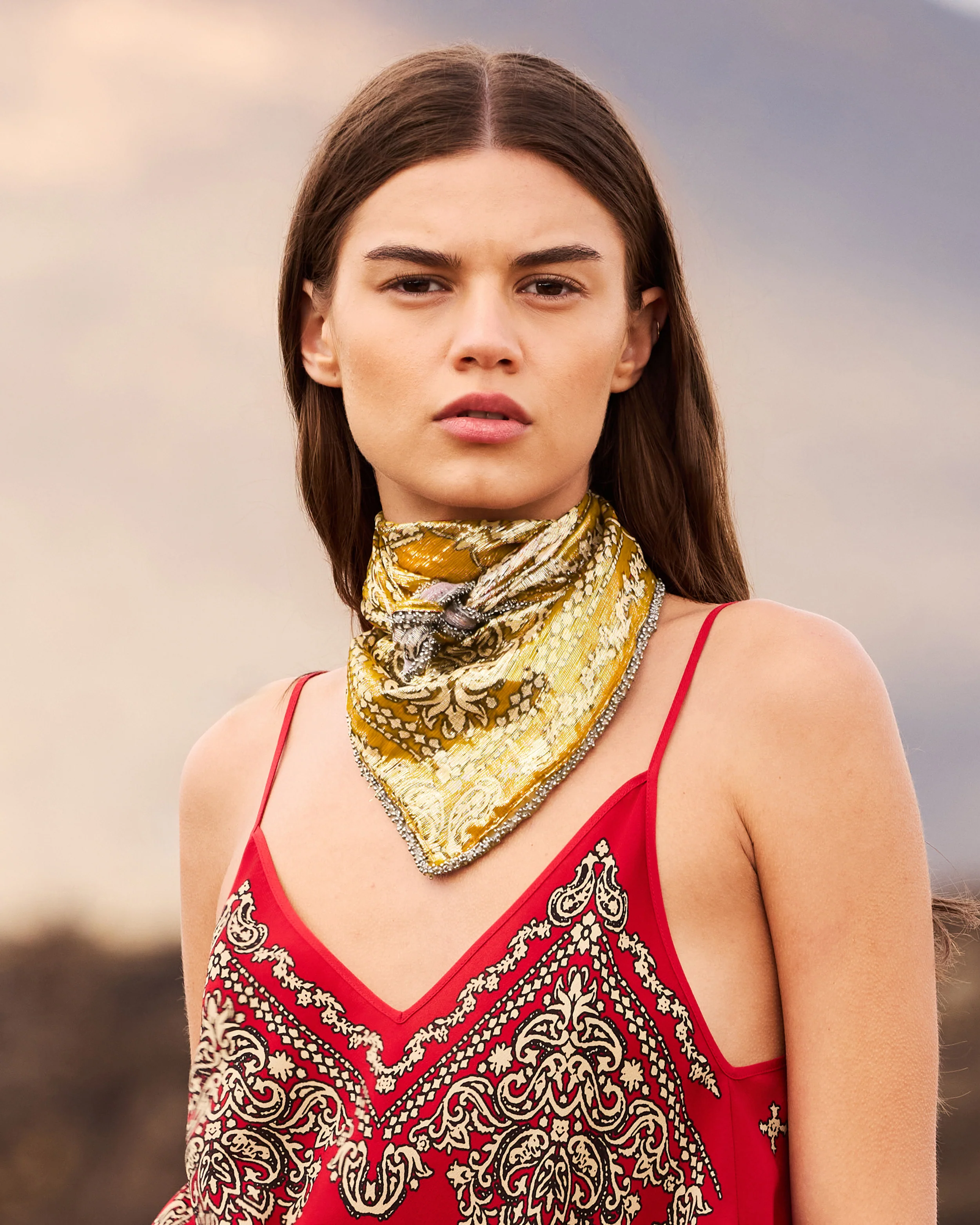 Foulard Gerica - Jaune