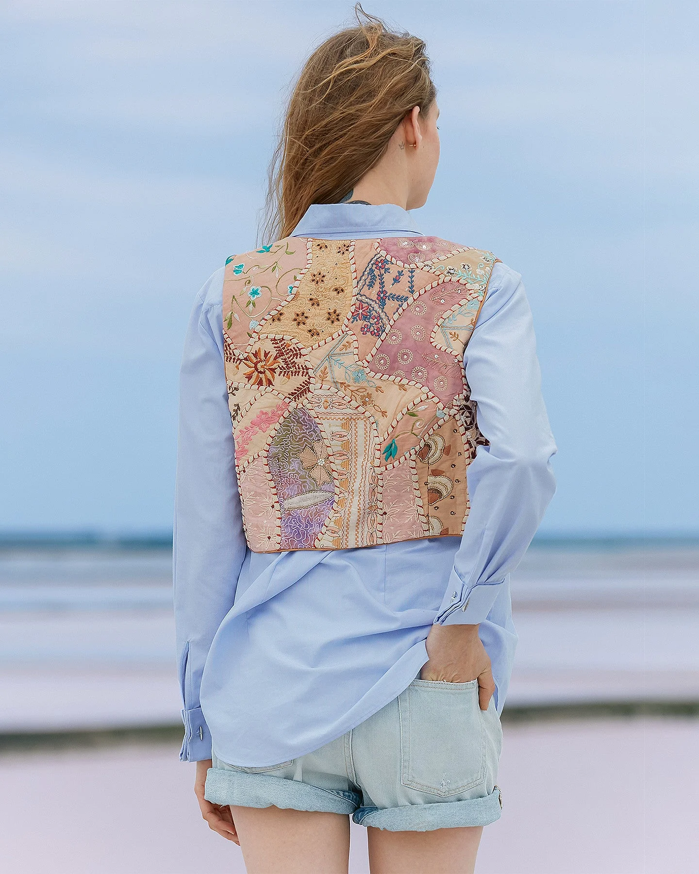 Gilet New Manipura - Rose - Image 3