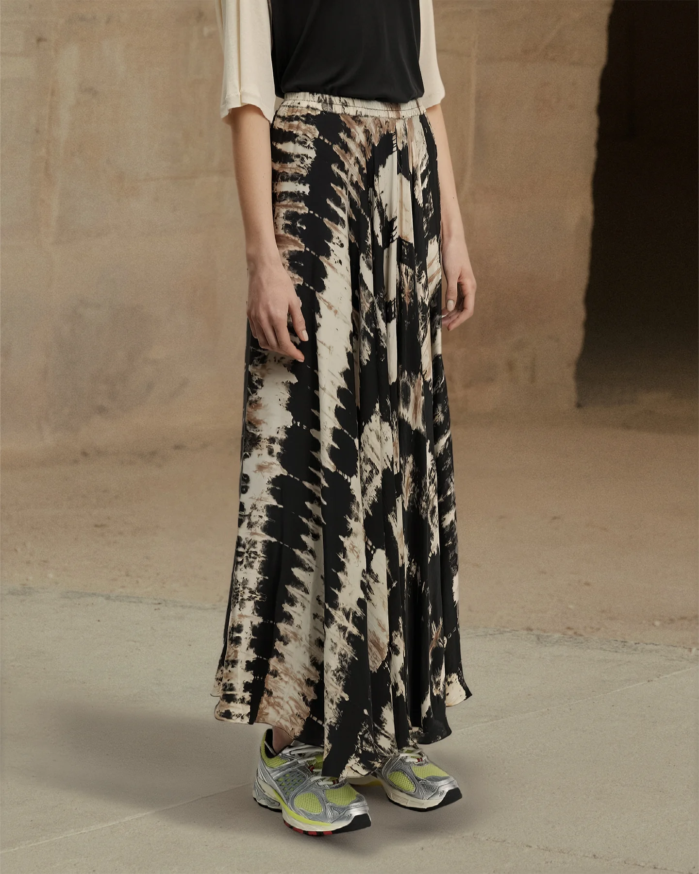 Jupe Frim - Beige - Image 3