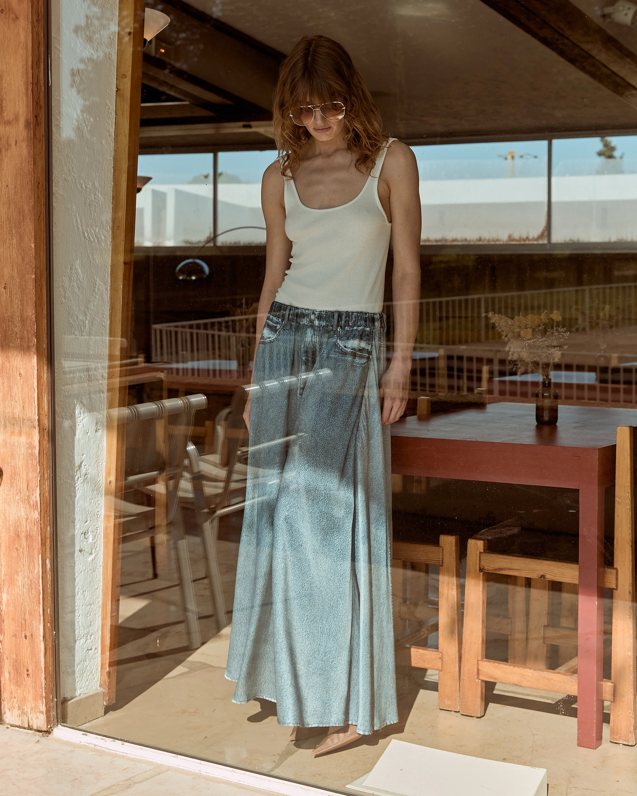Jupe Isa - Bleu - Image 2