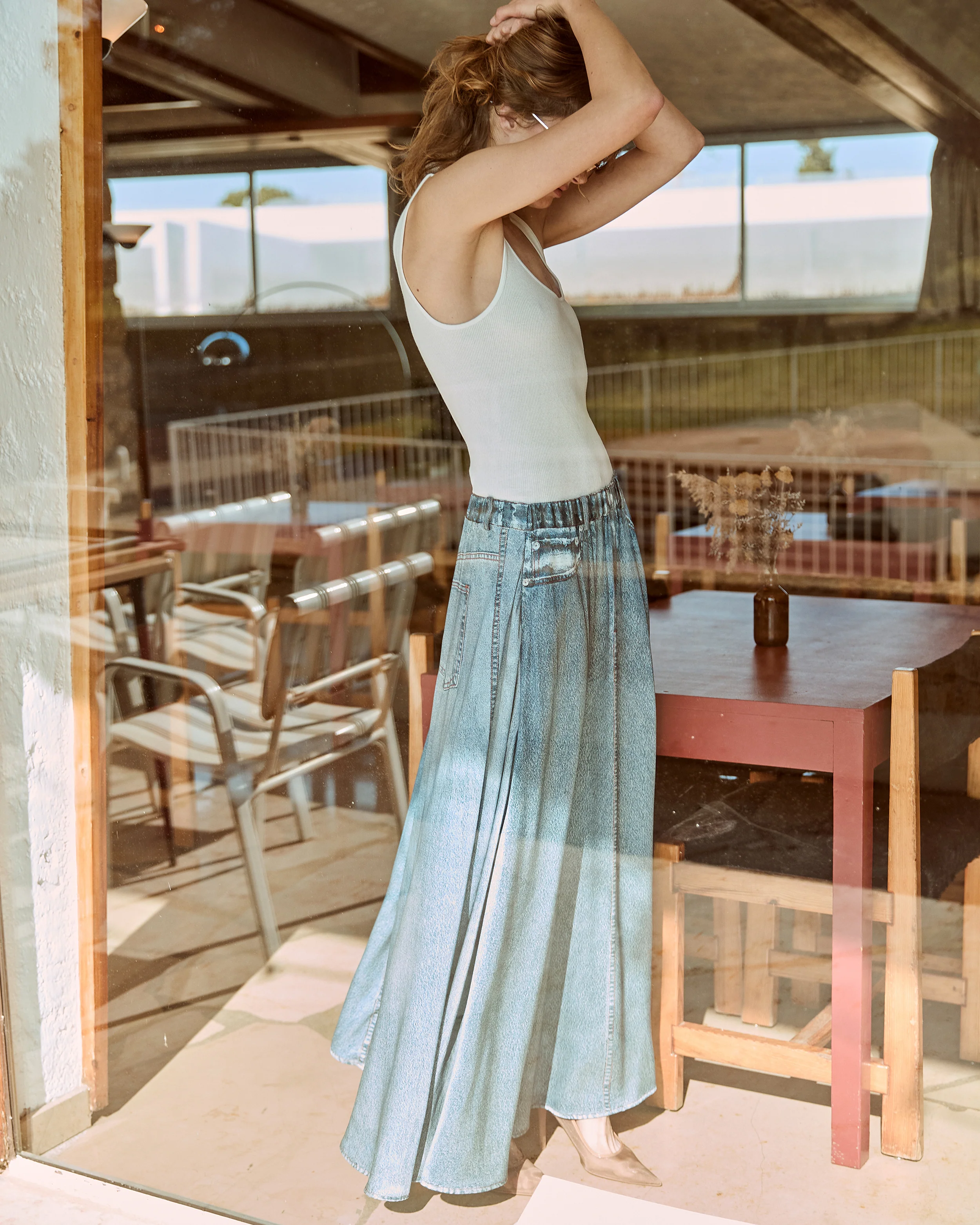Jupe Isa - Bleu - Image 7