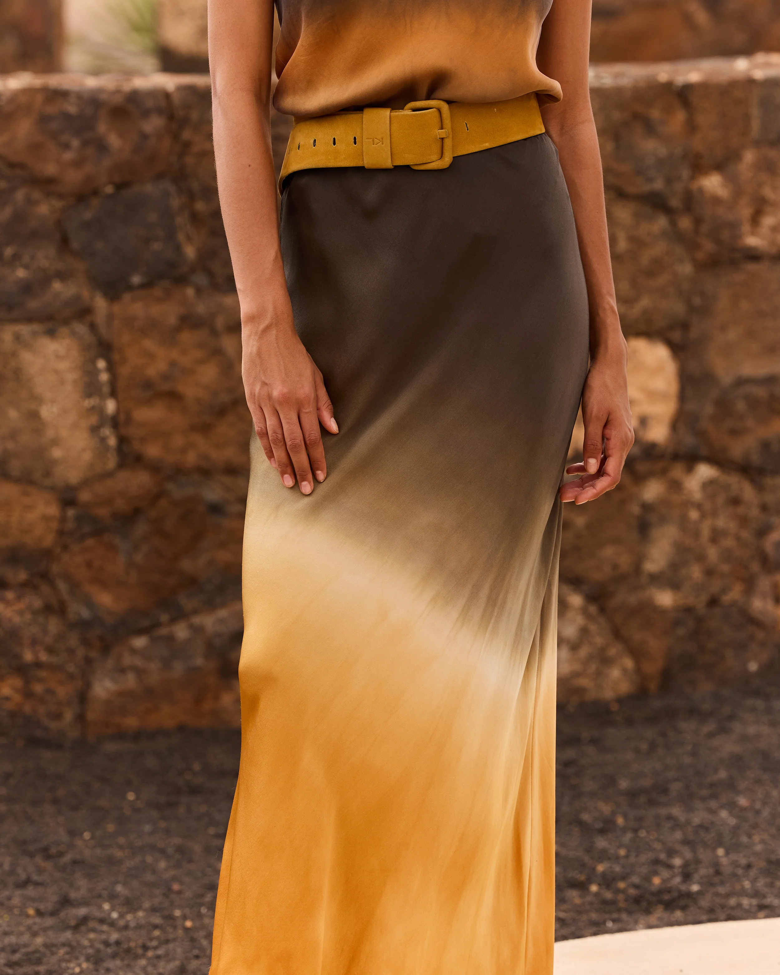 Jupe Trinity - Ocre - Image 2