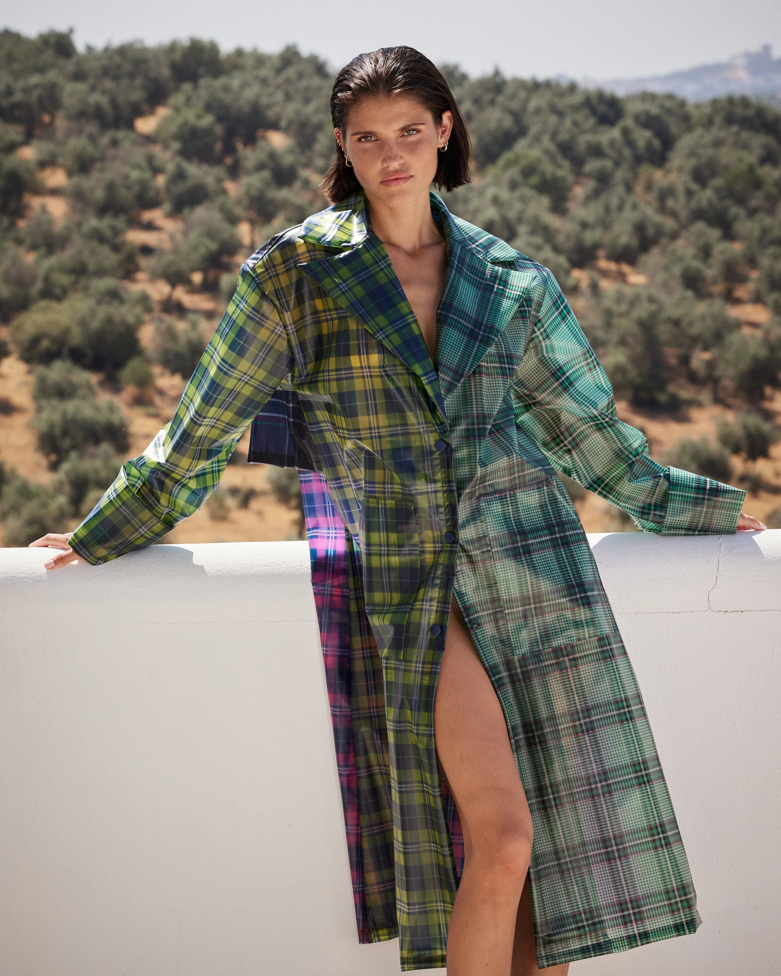 Manteau Tyna - Vert - Image 2