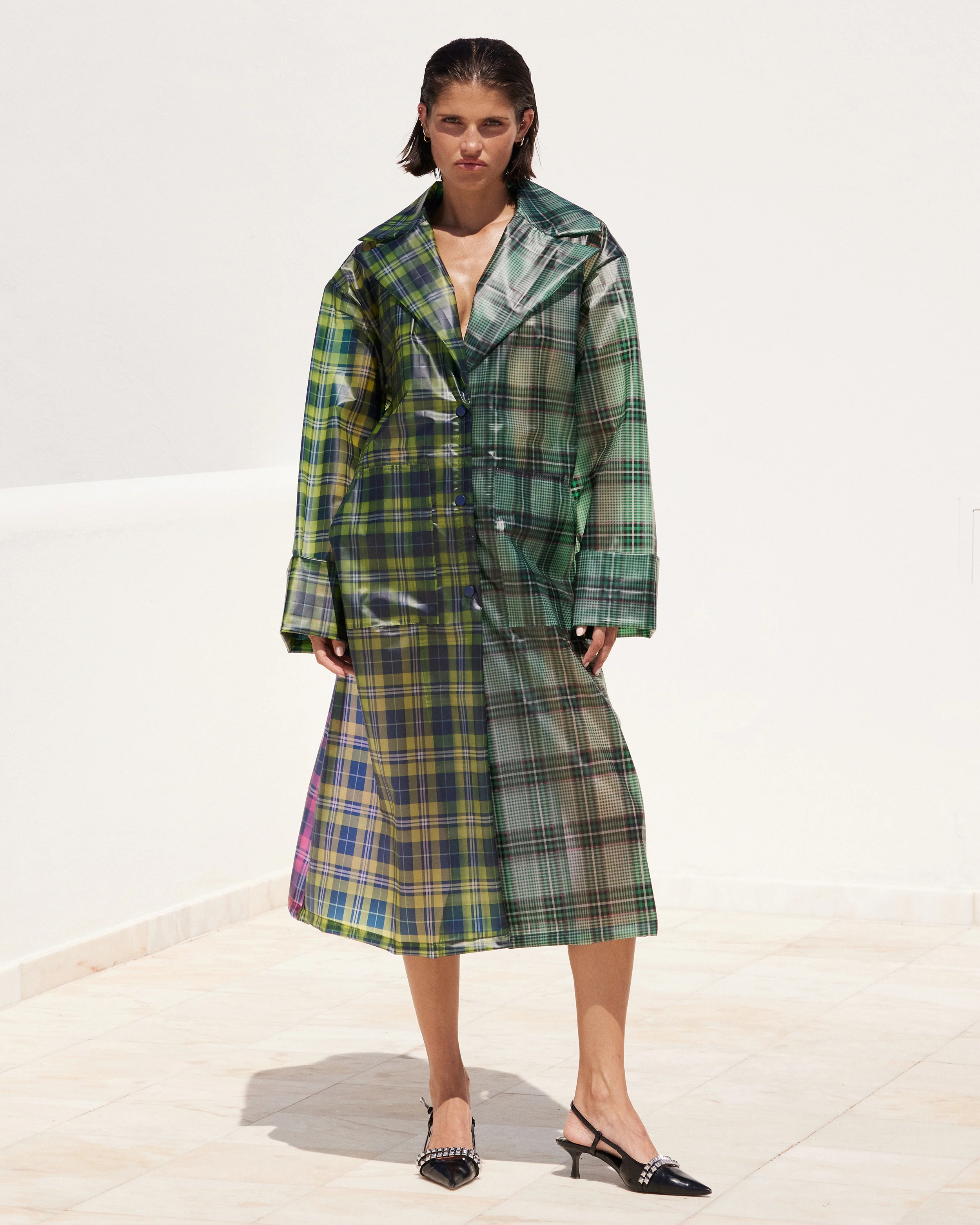 Manteau Tyna - Vert - Image 3