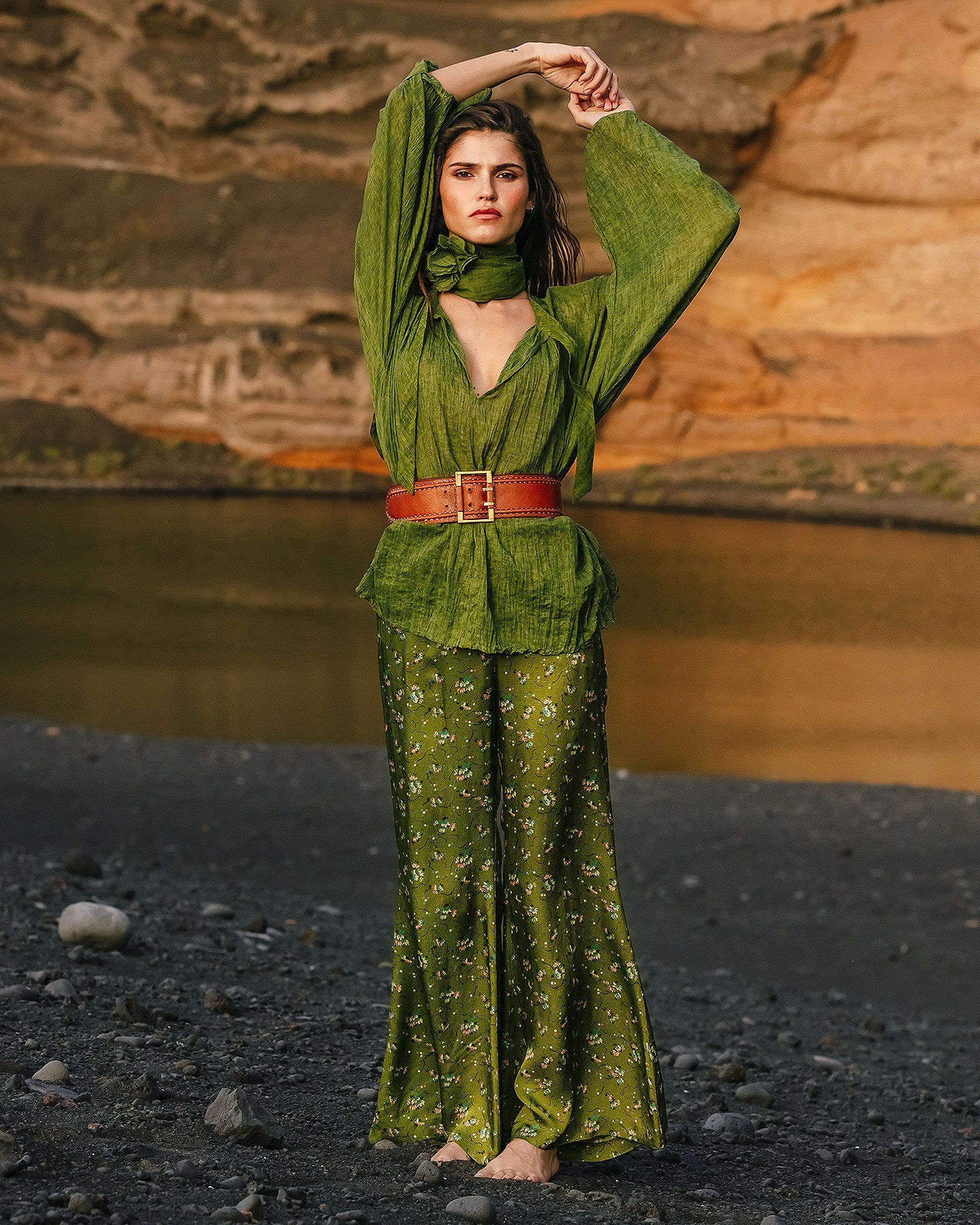 Pantalon Gan - Vert