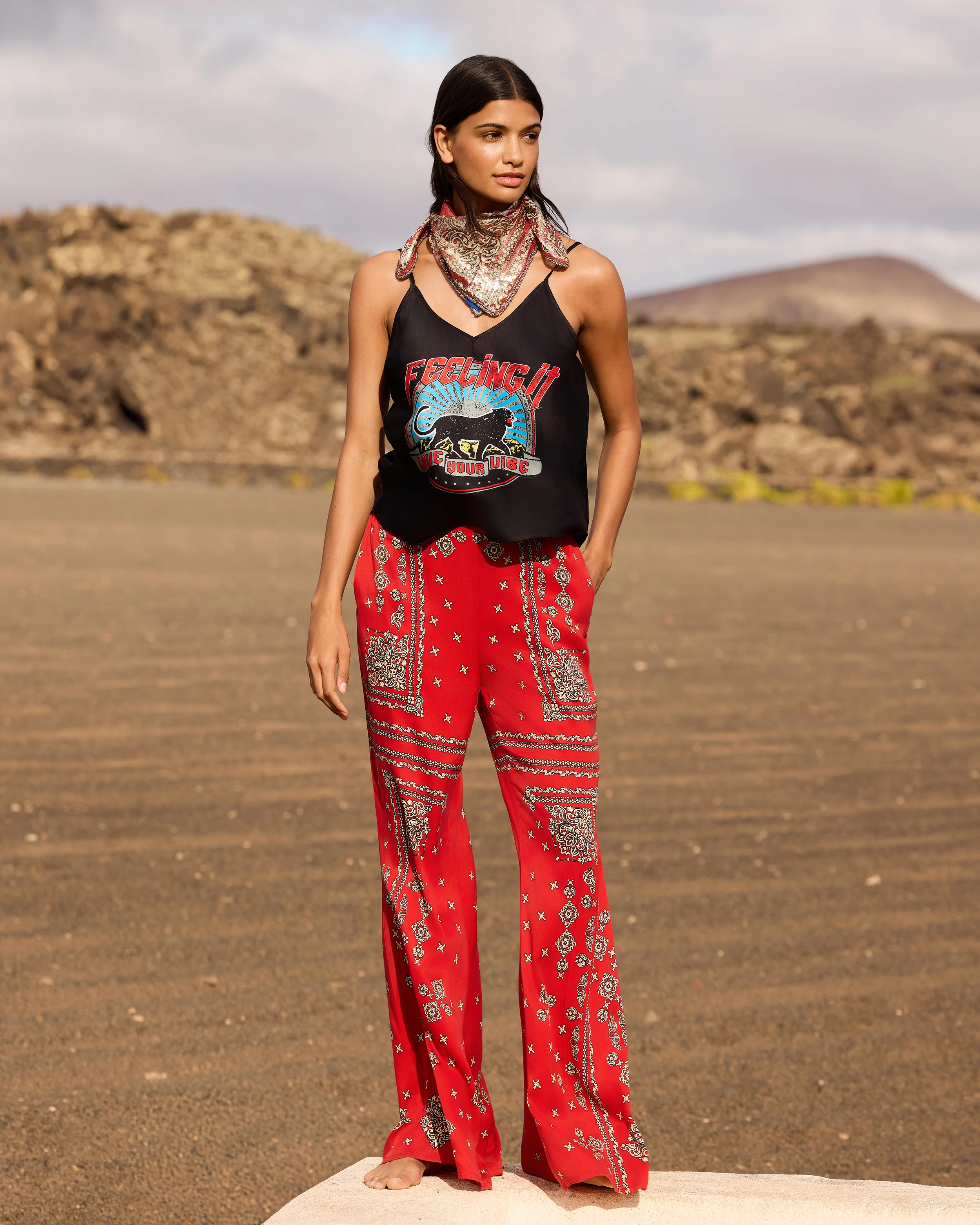 Pantalon Gulia - Rouge - Image 5
