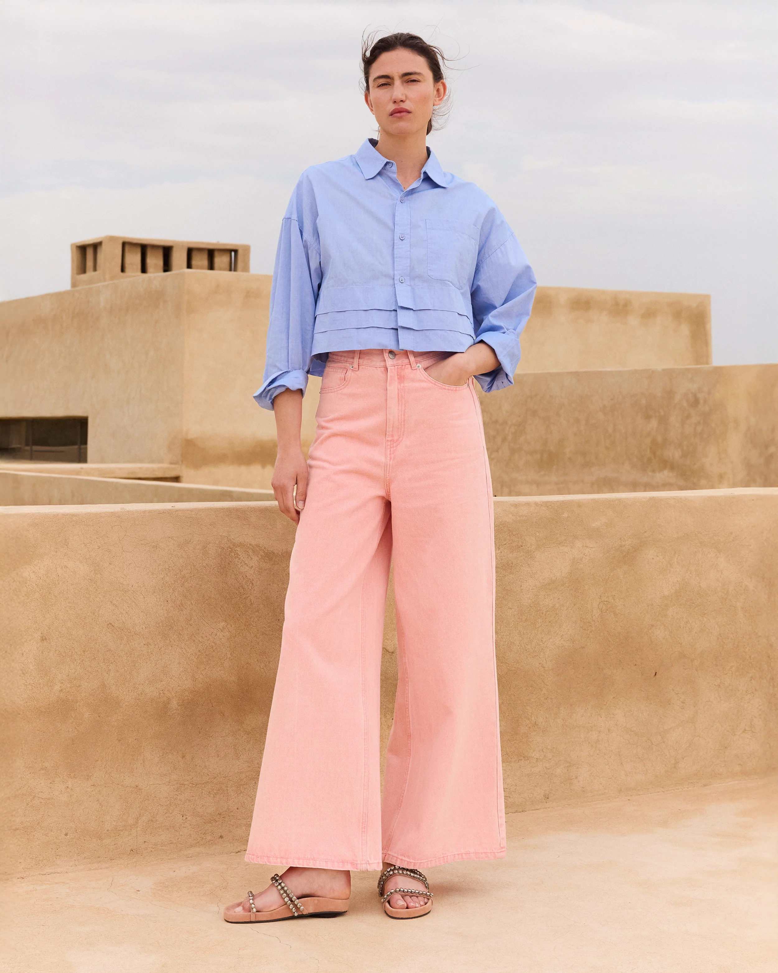 Pantalon Jivi - Rose - Image 6