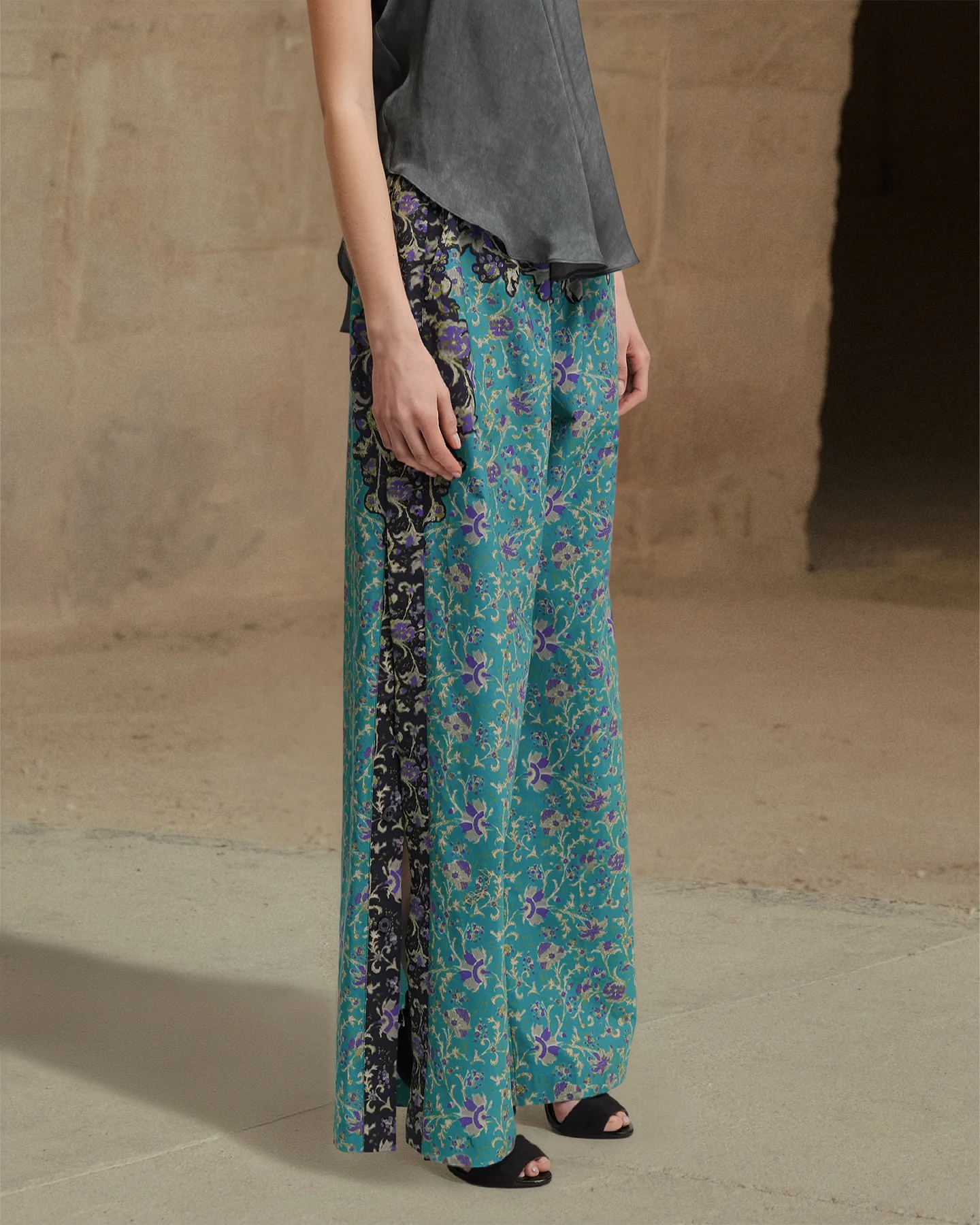Pantalon Papili - Turquoise - Image 2
