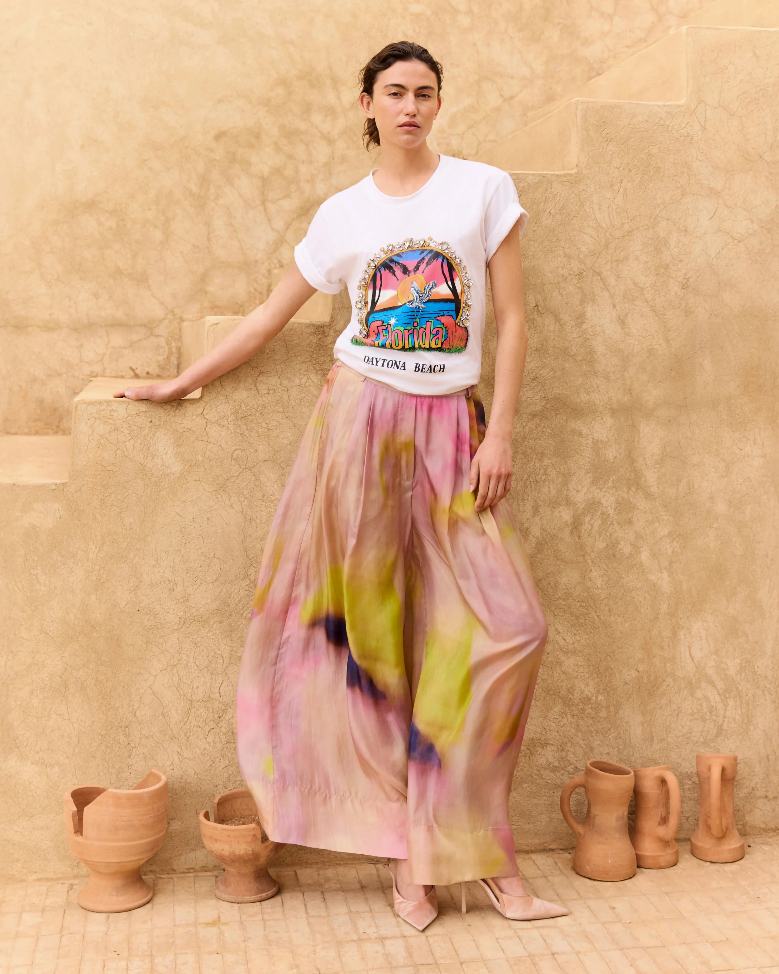 Pantalon Rosa - Rose