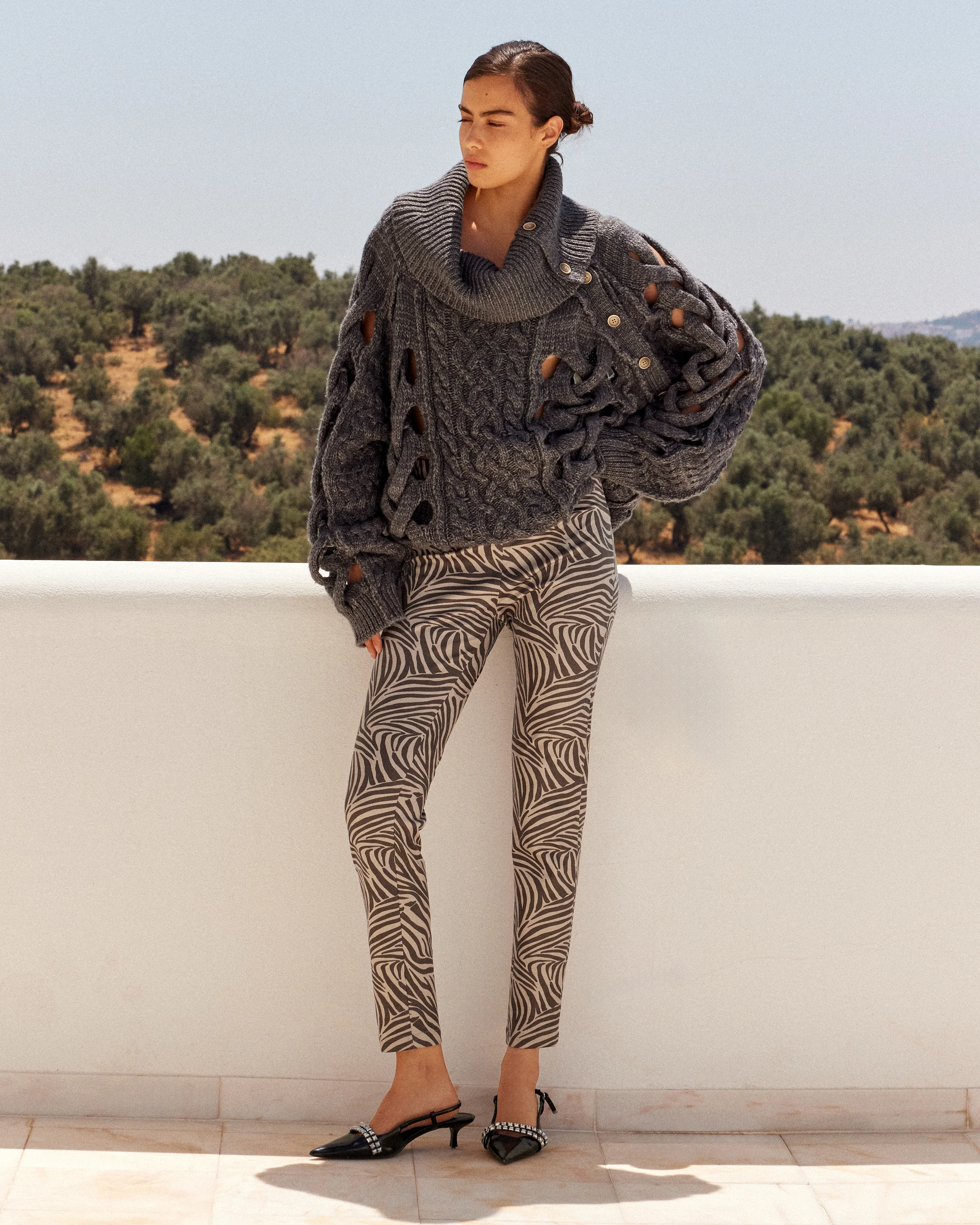 Pantalon Seara - Noir Blanc - Image 6