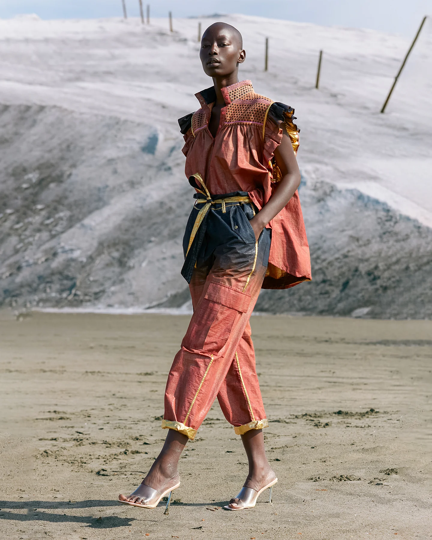 Pantalon Suri - Rouge