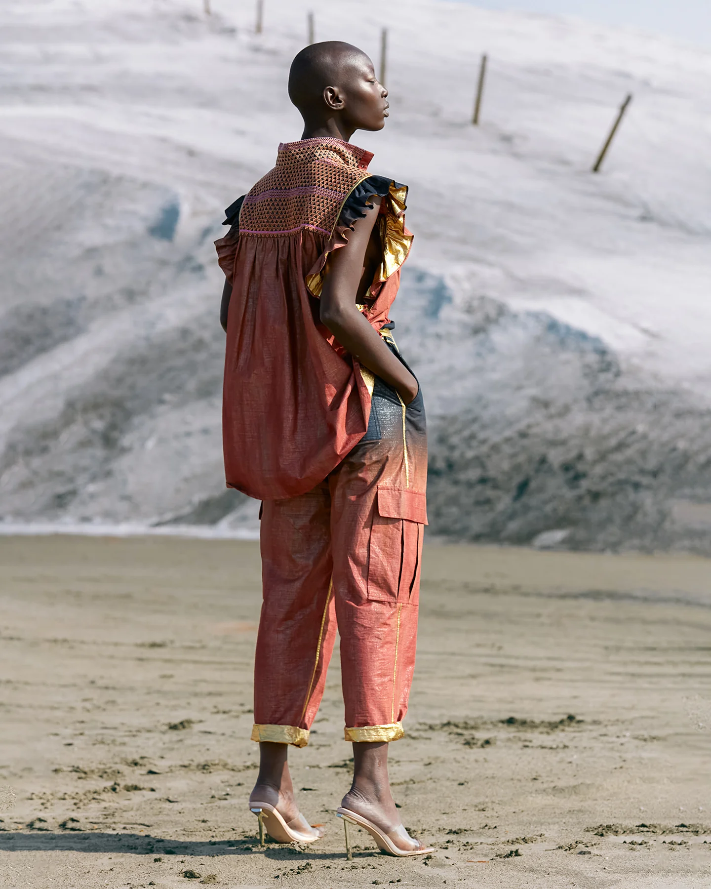 Pantalon Suri - Rouge - Image 4