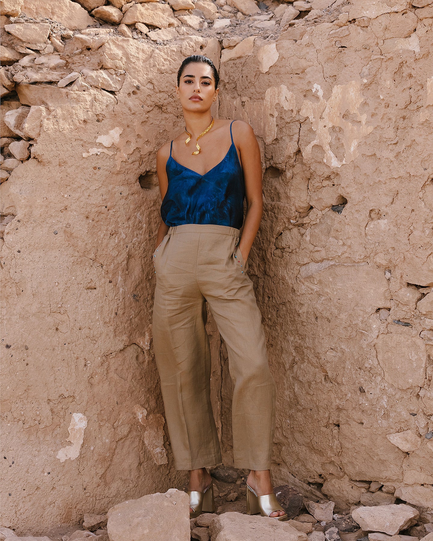 Pantalon Taredo - Bronze
