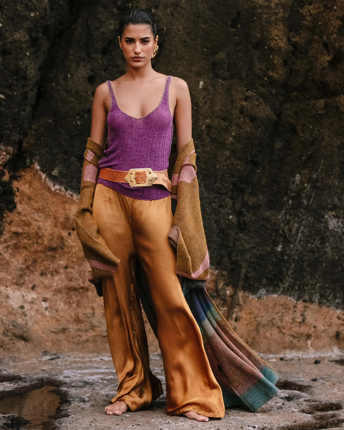 Pantalon Venie - Ocre