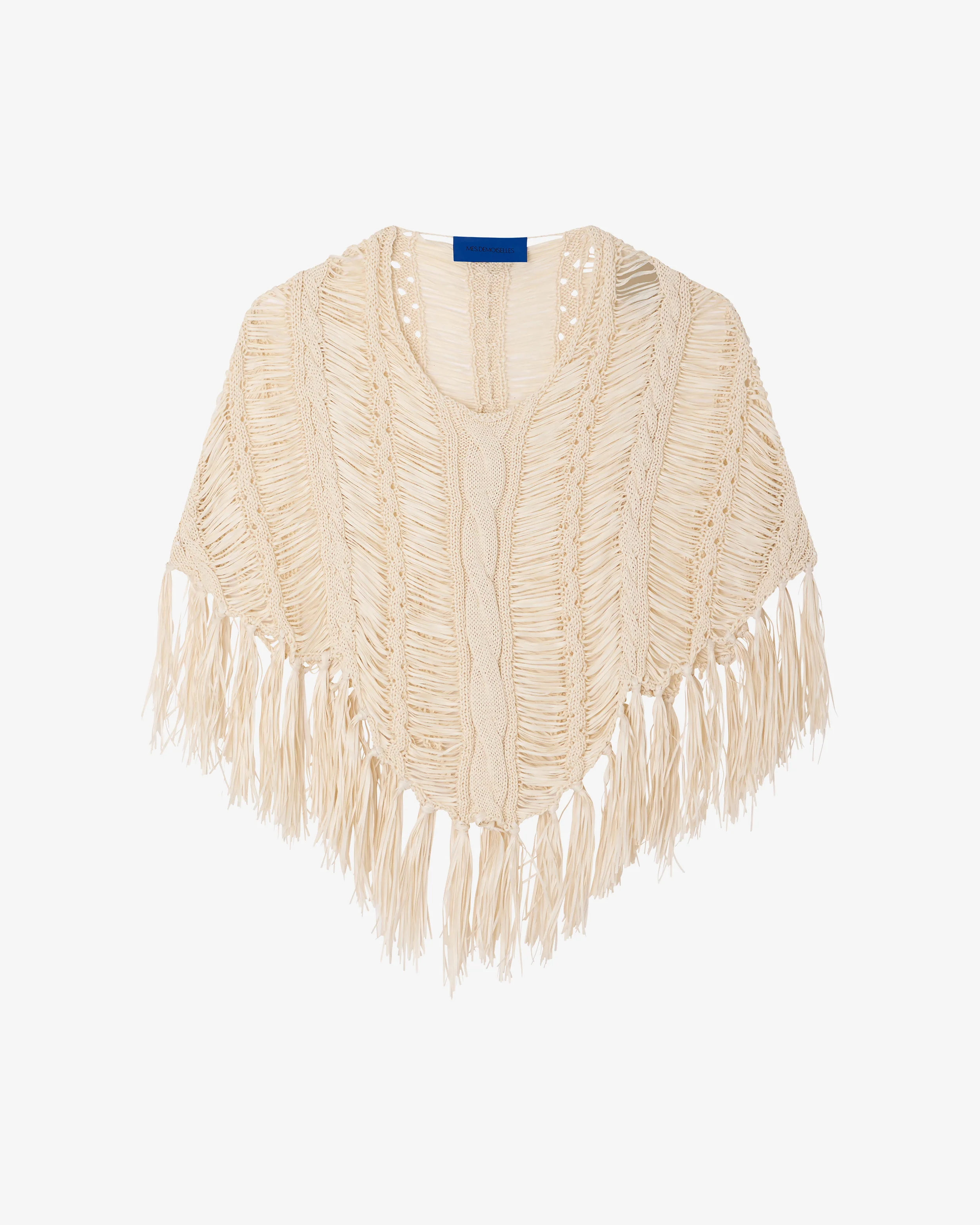 Poncho Graci - Ivoire - Image 7