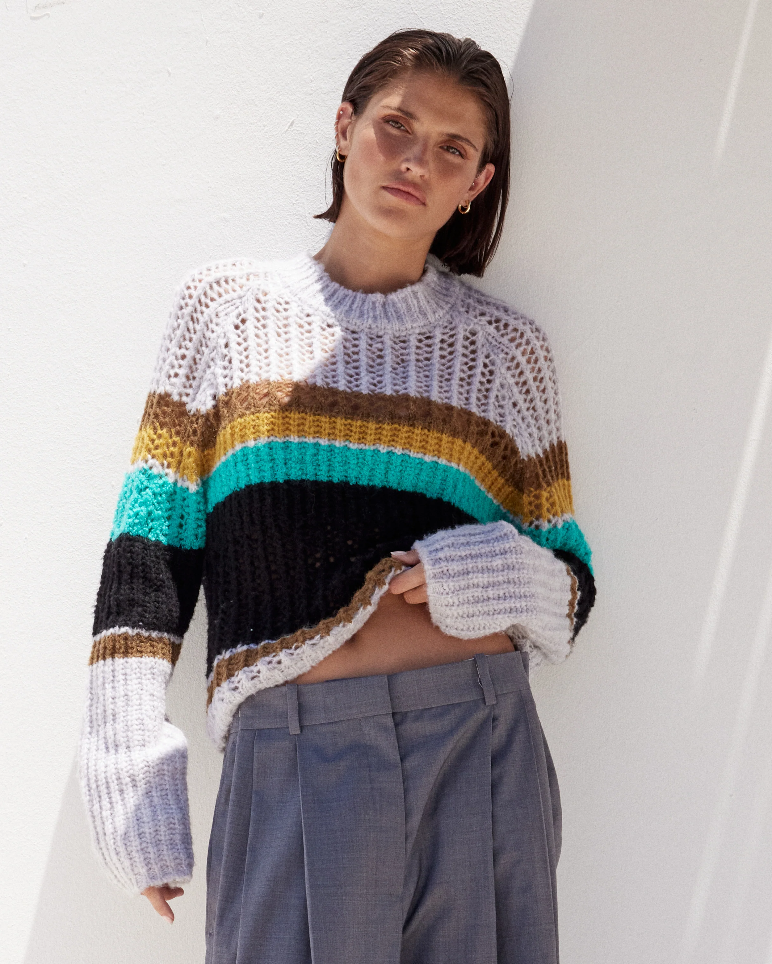 Pull Curt - Gris - Image 2