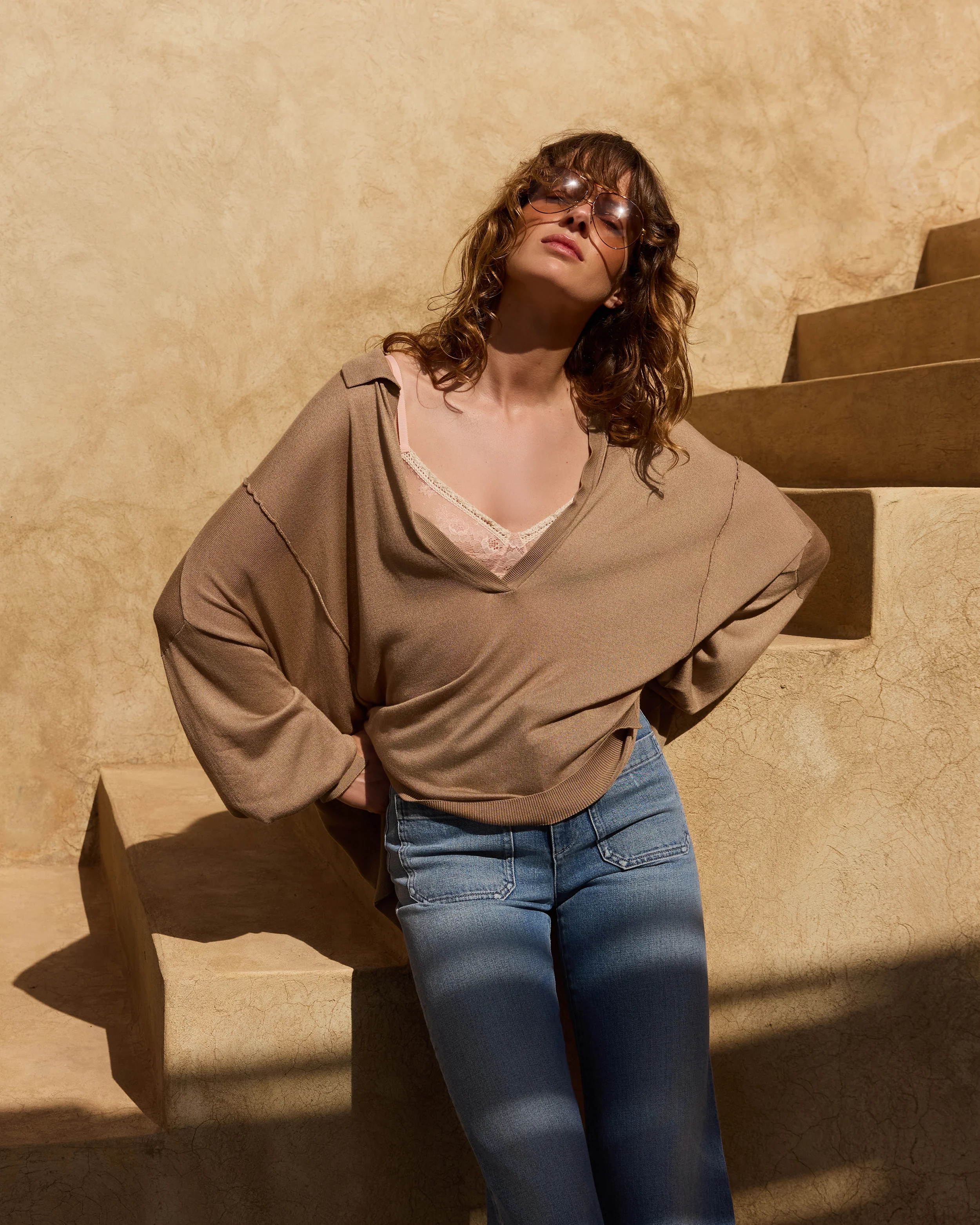 Pull Heather - Beige - Image 2