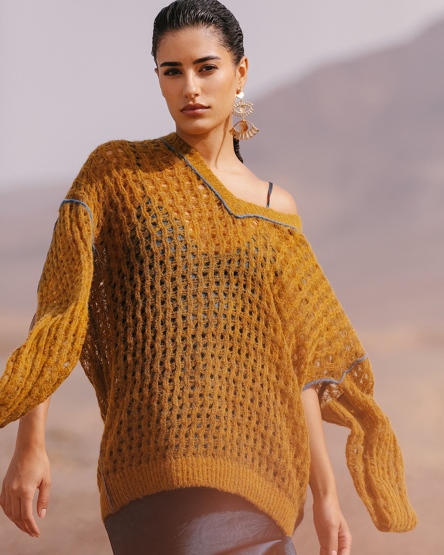Pull Takeko - Jaune - Image 2