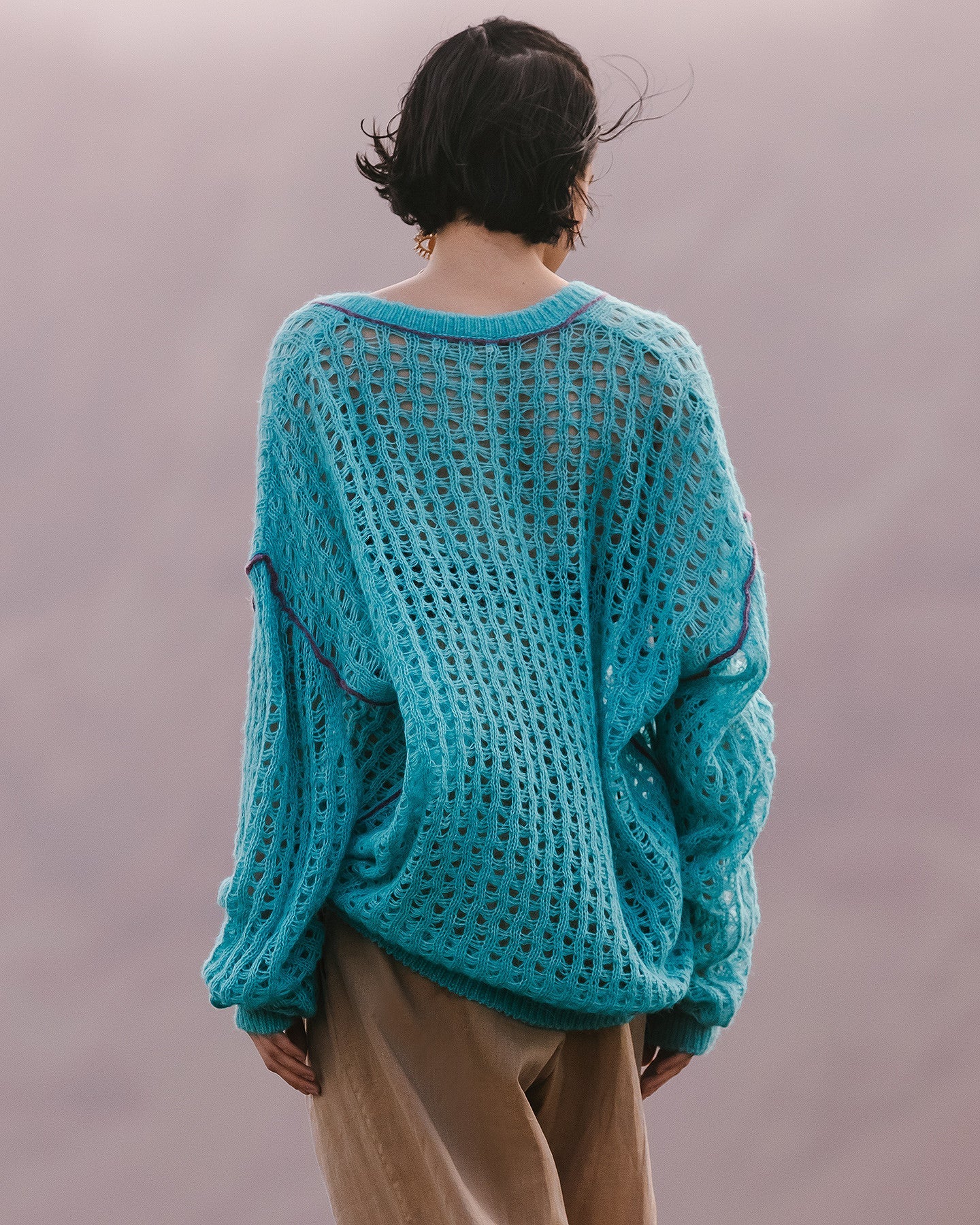 Pull Takeko - Turquoise - Image 2