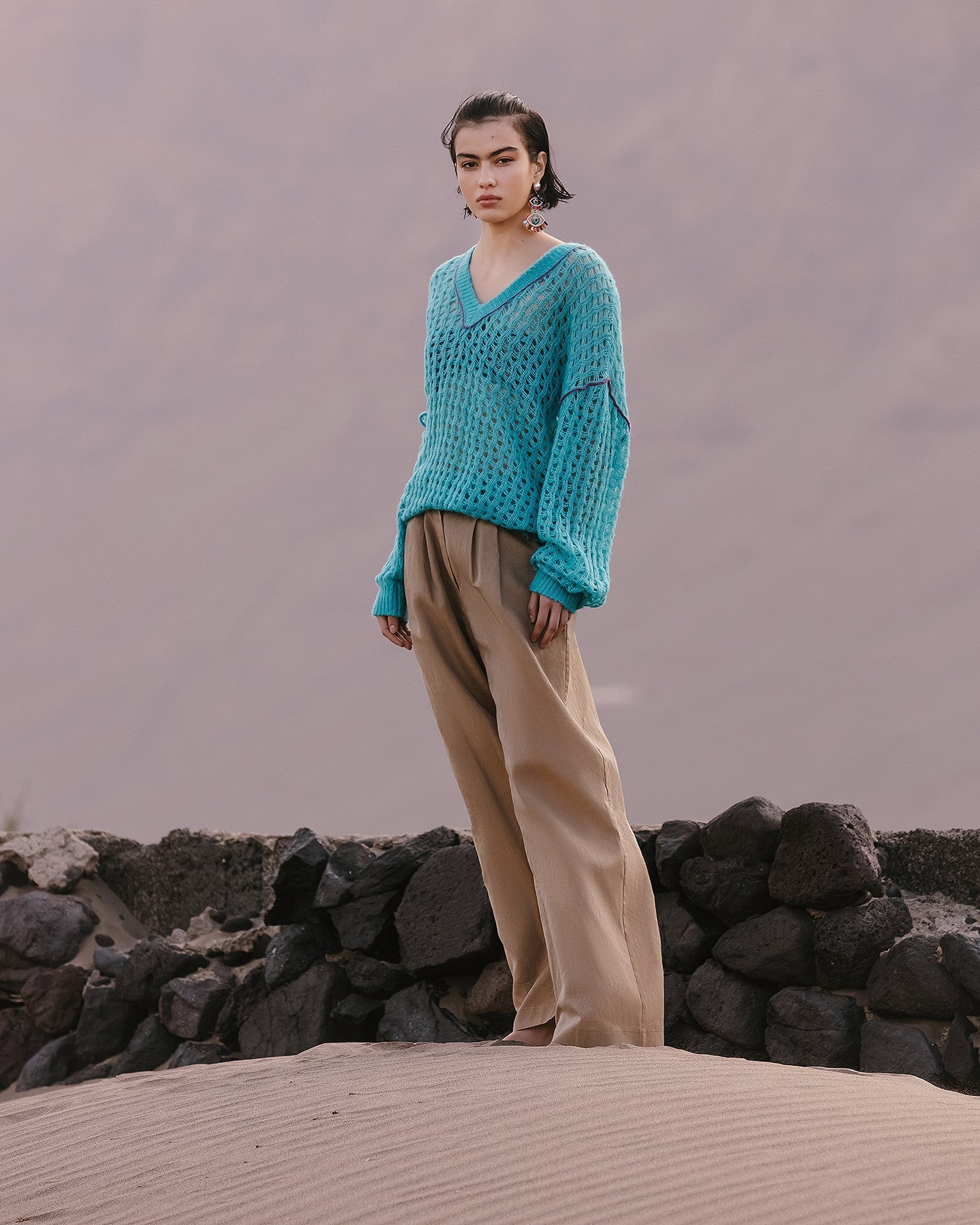 Pull Takeko - Turquoise - Image 3