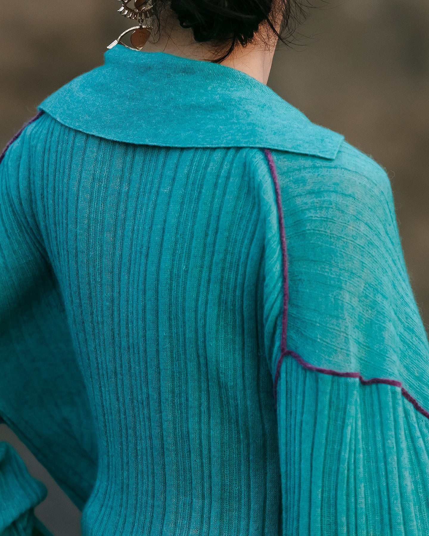 Pull Takuya - Turquoise - Image 4