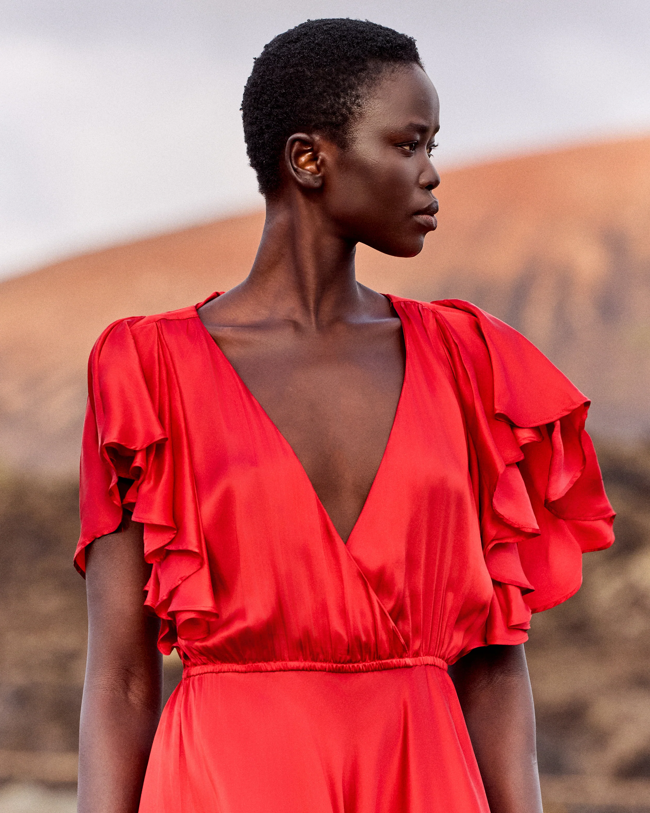 Robe Cascais - Rouge - Image 3