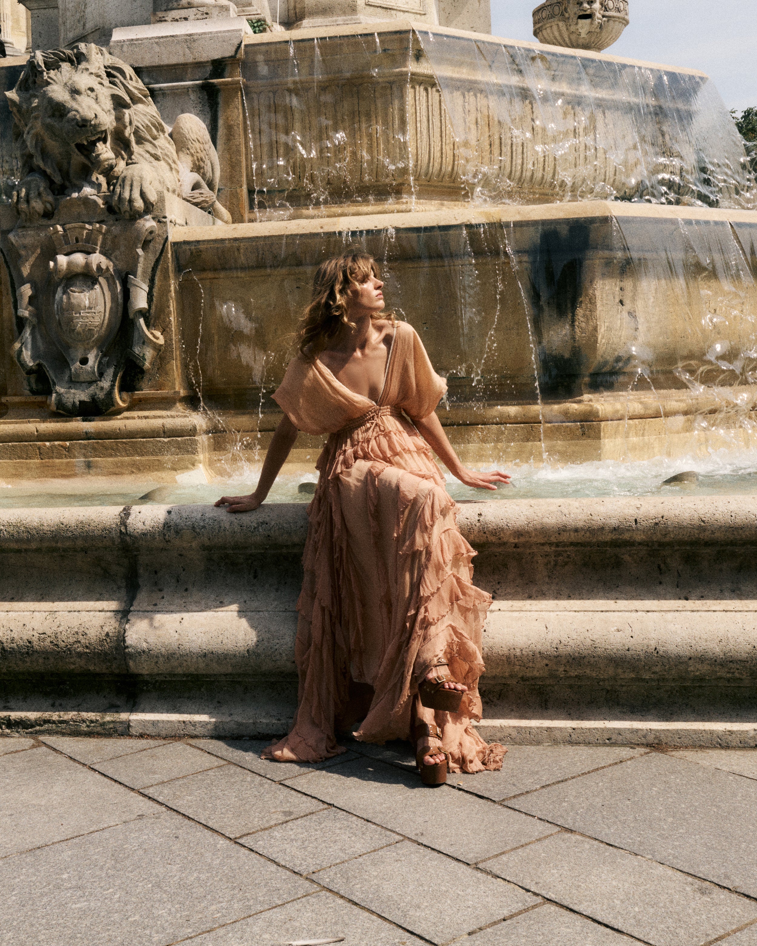 Robe Charlotte - Nude - Image 10