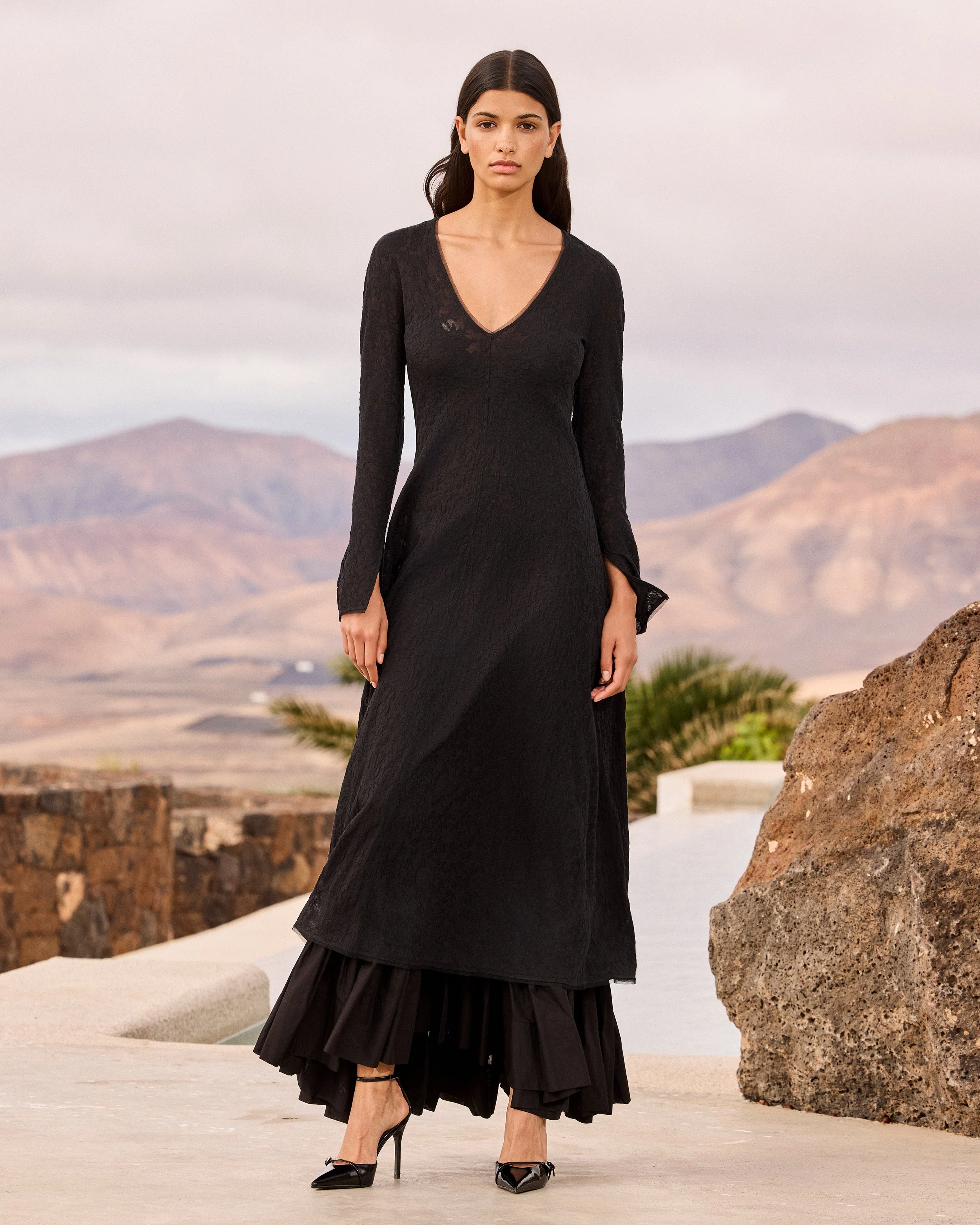Robe Dalhia - Noir